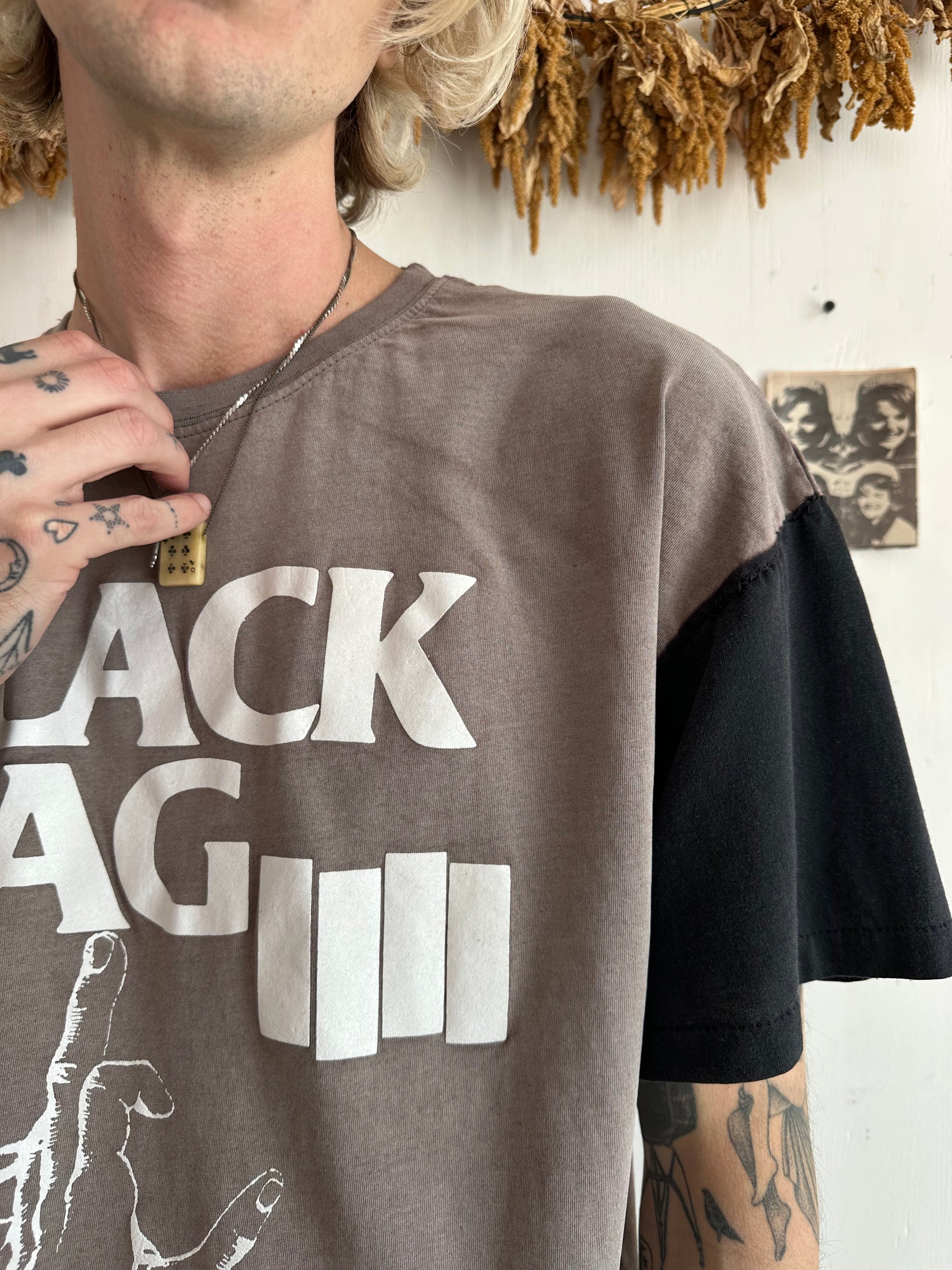 2000s Black Flag Tee W/ Swapped Sleeve