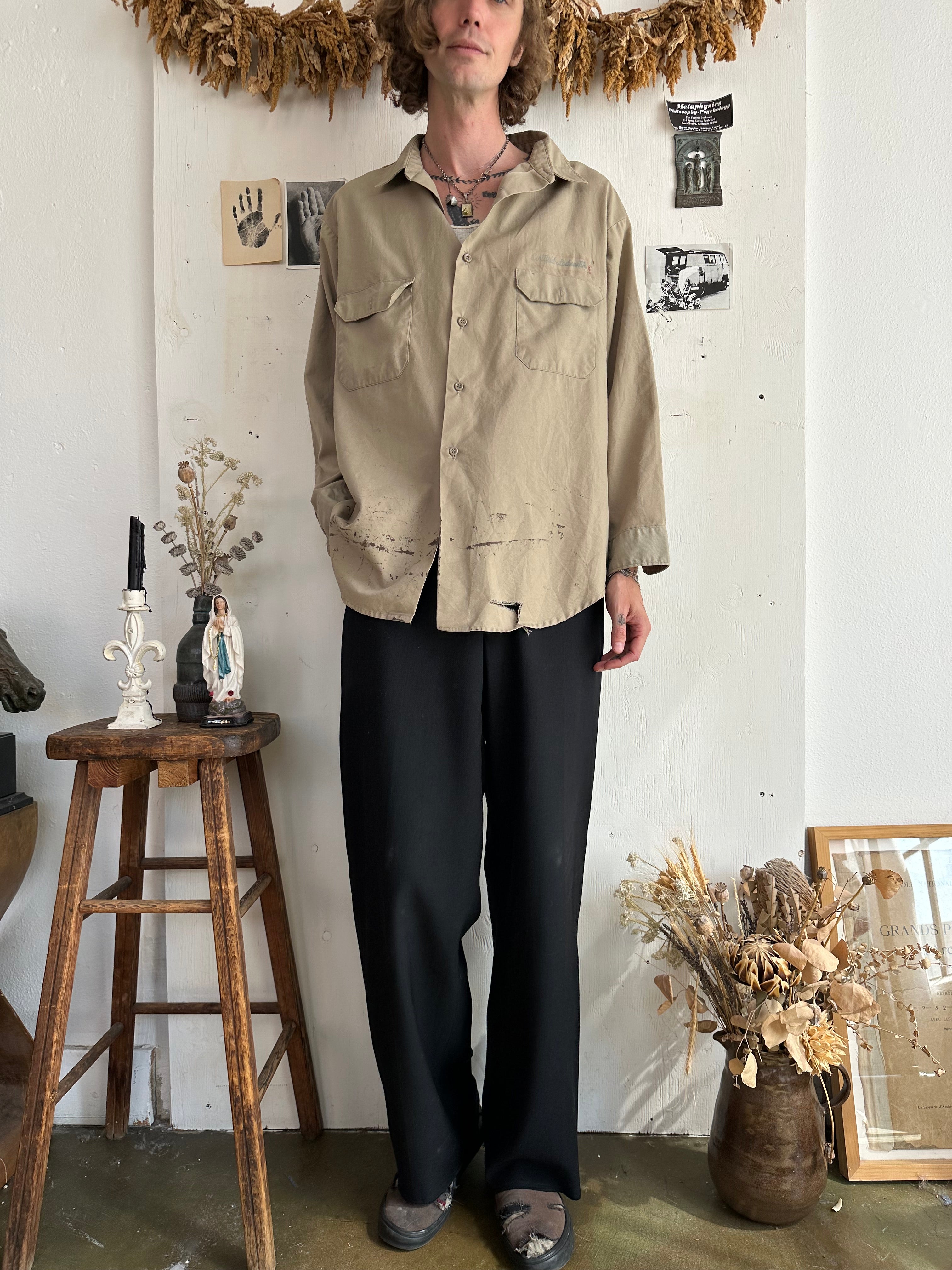 1980s Oversized Big Mac Work Shirt (Boxy XXL)
