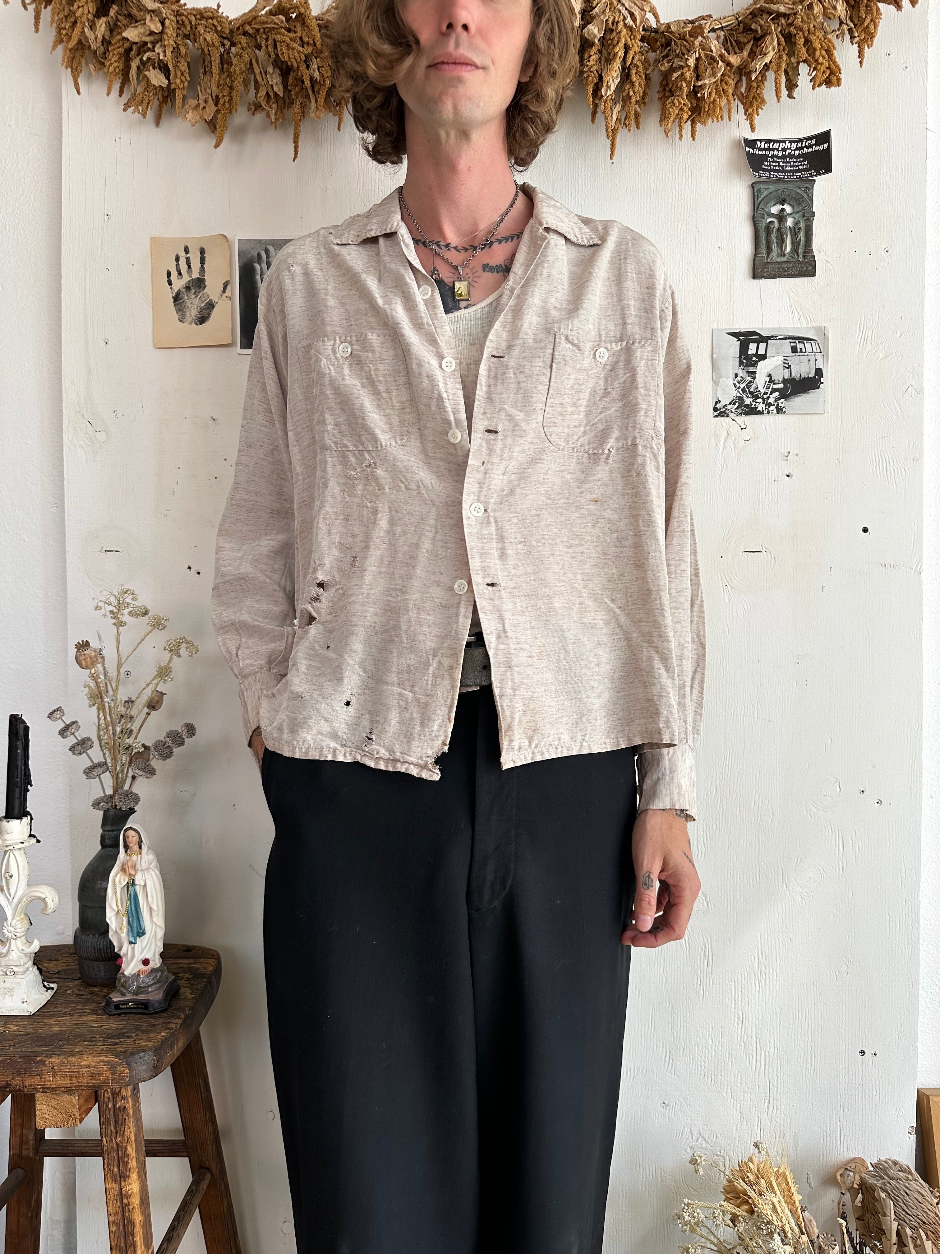 1950s Thrashed Button Up (Boxy M/L)