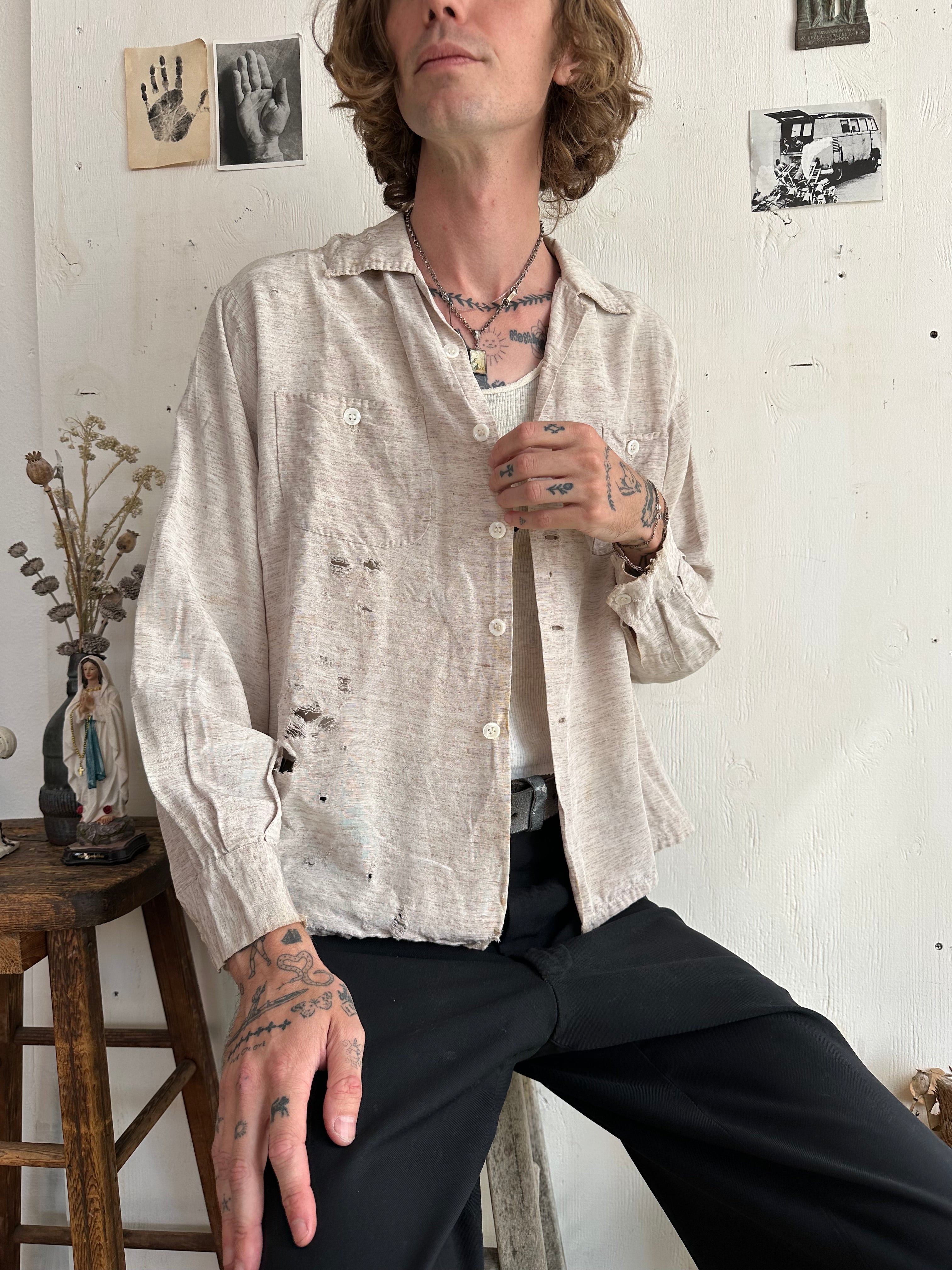 1950s Thrashed Button Up (Boxy M/L)