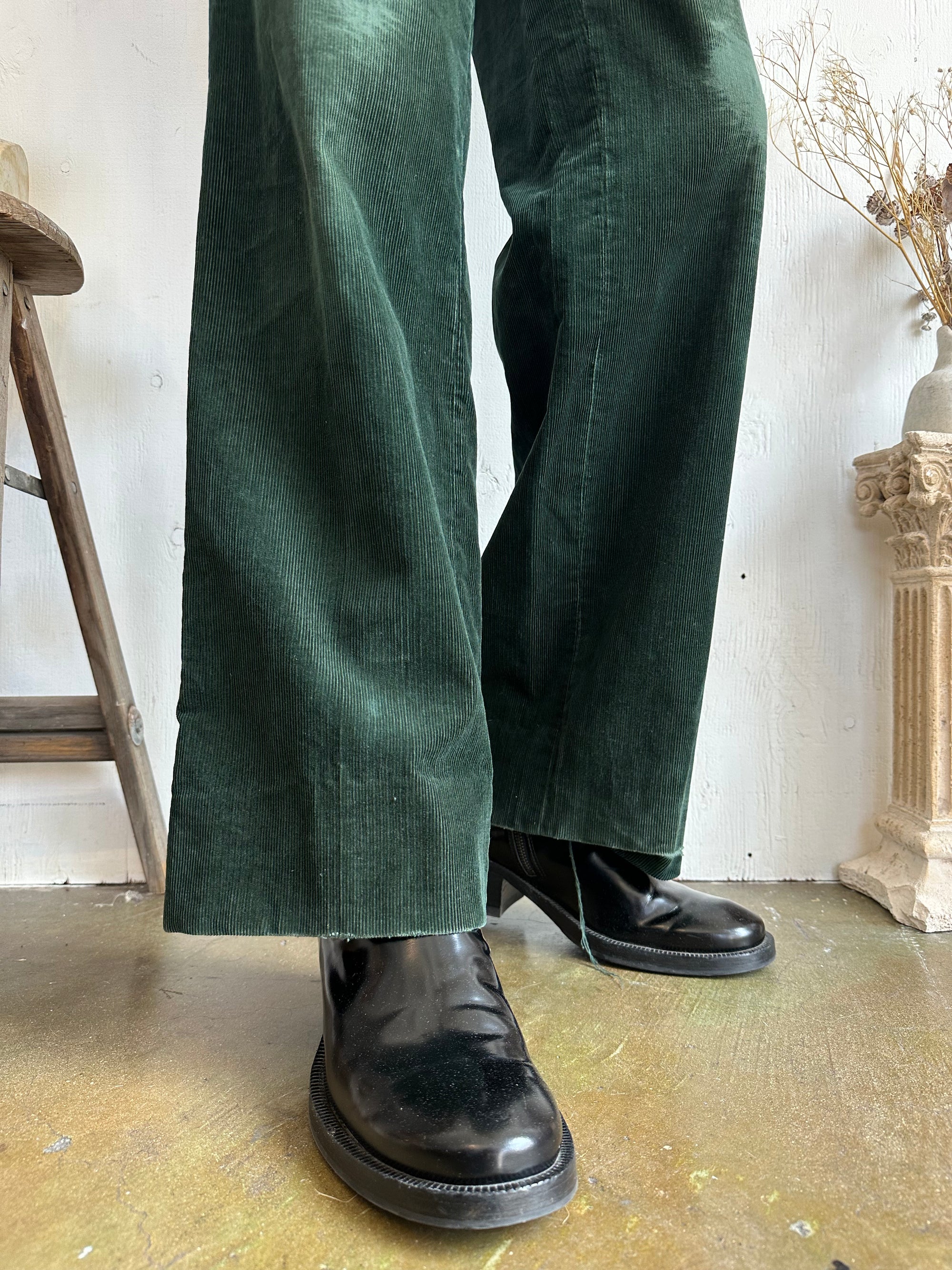 1970s Well Worn Corduroy Loose Flairs