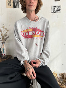 1980s Thrashed Pitt State Sweatshirt (Boxy XL)