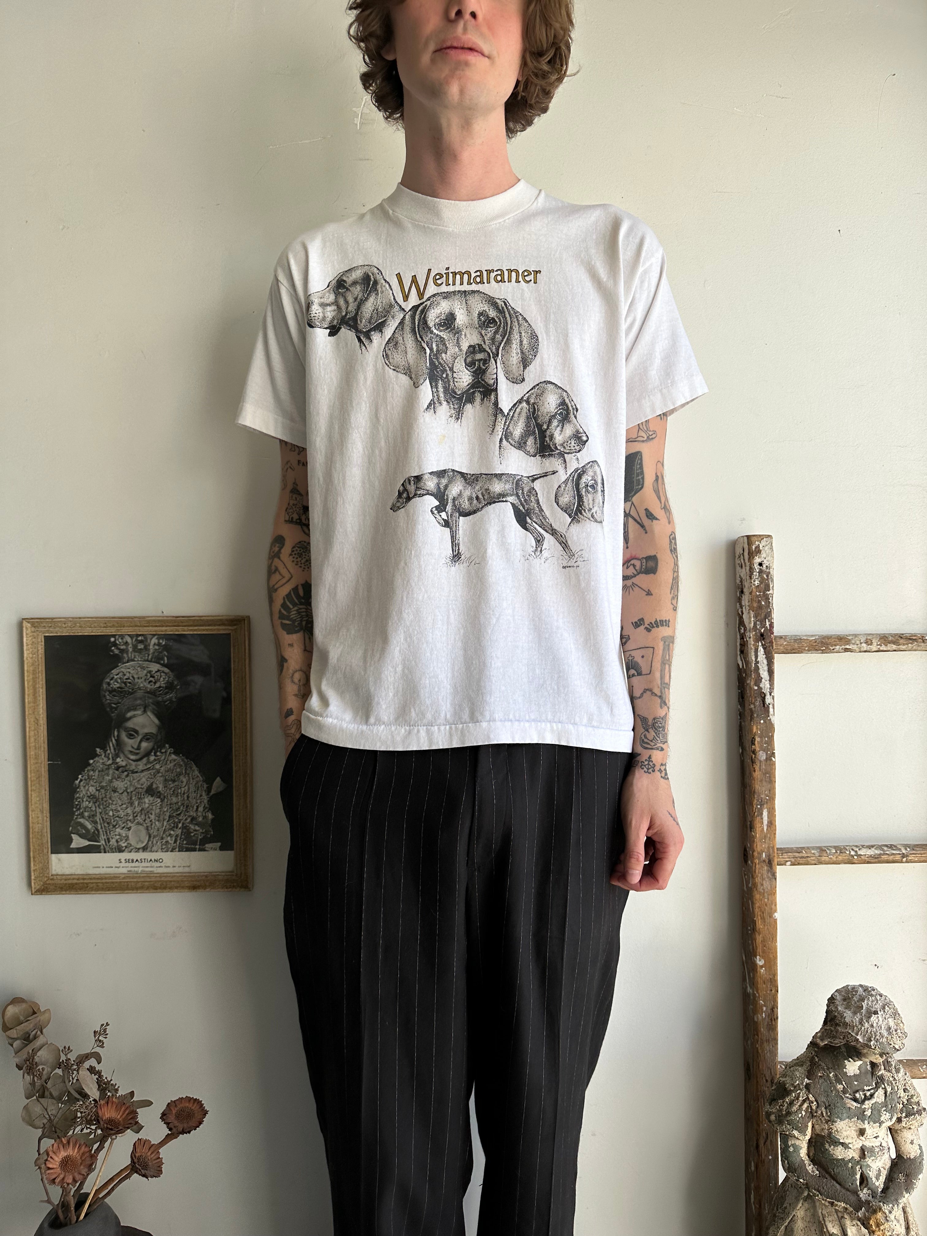 1980s Weimaraner T-Shirt (M/L)