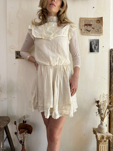 1980s Gunne Sax Mini Prairie Dress (XS/S)