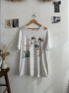 1989 Thrashed Wallace and Gromit T-Shirt (XL)