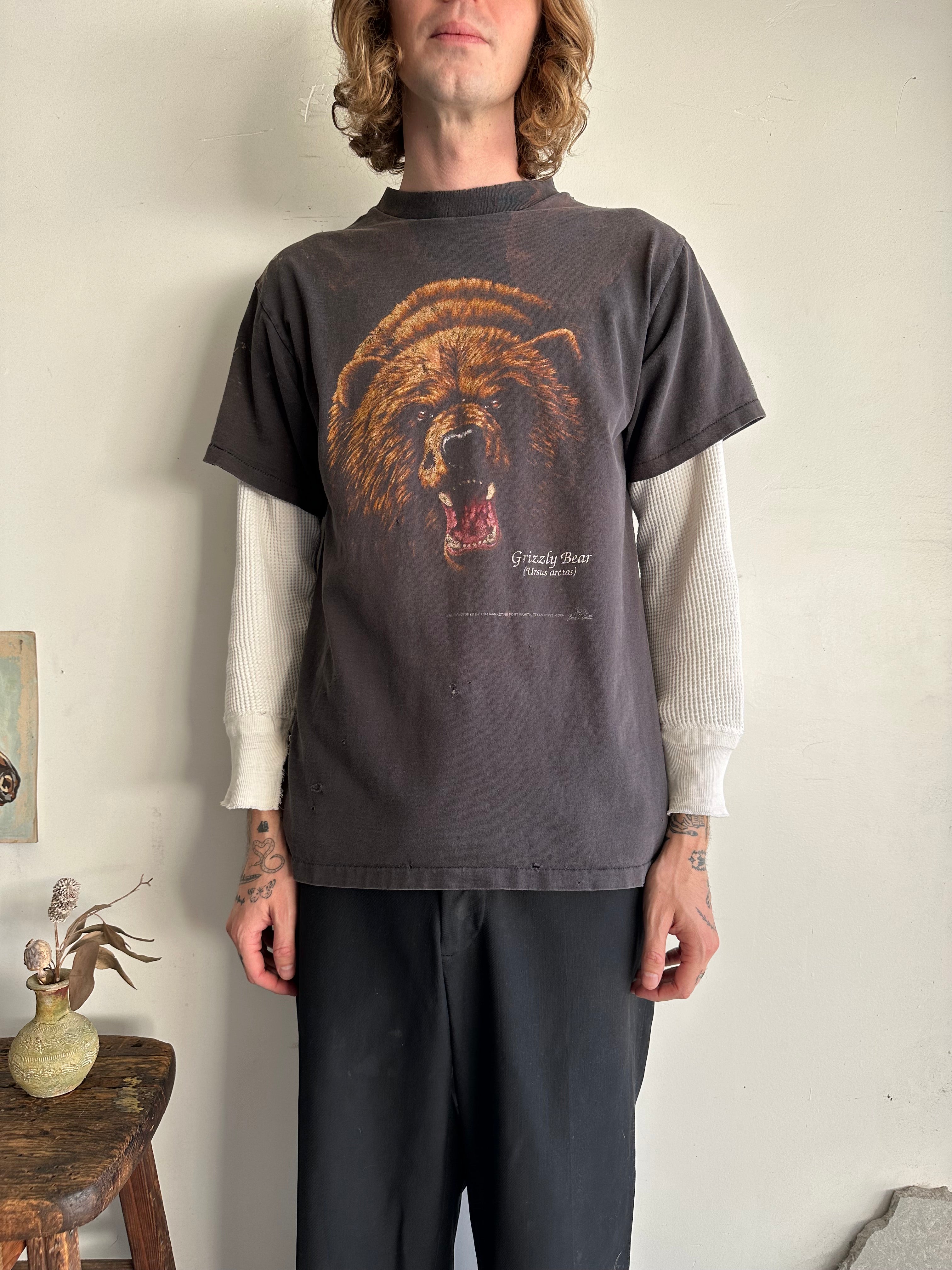 1992 Well-Worn Grizzly Bear Tee (XL)