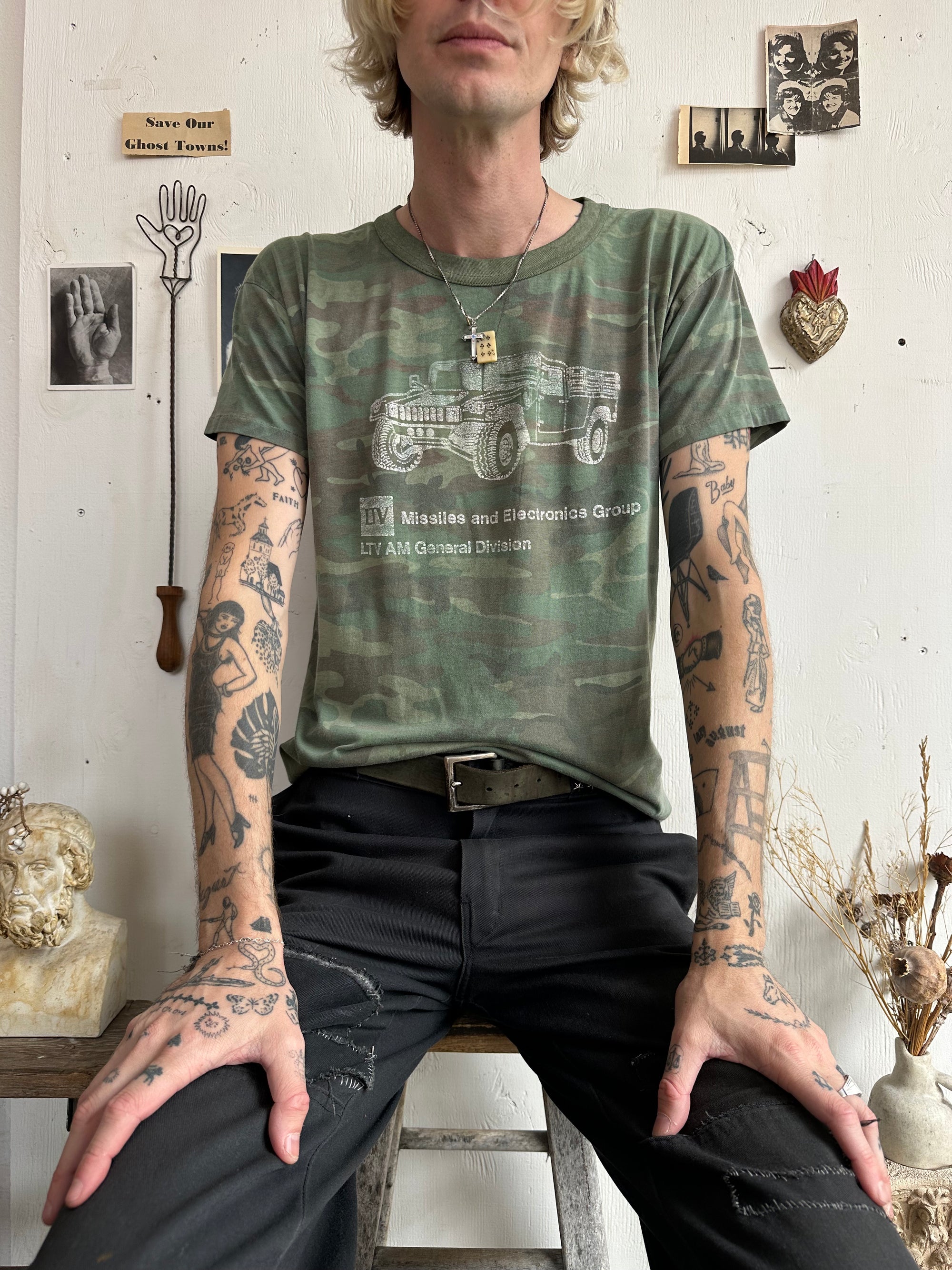 1980s Camo Truck Tee