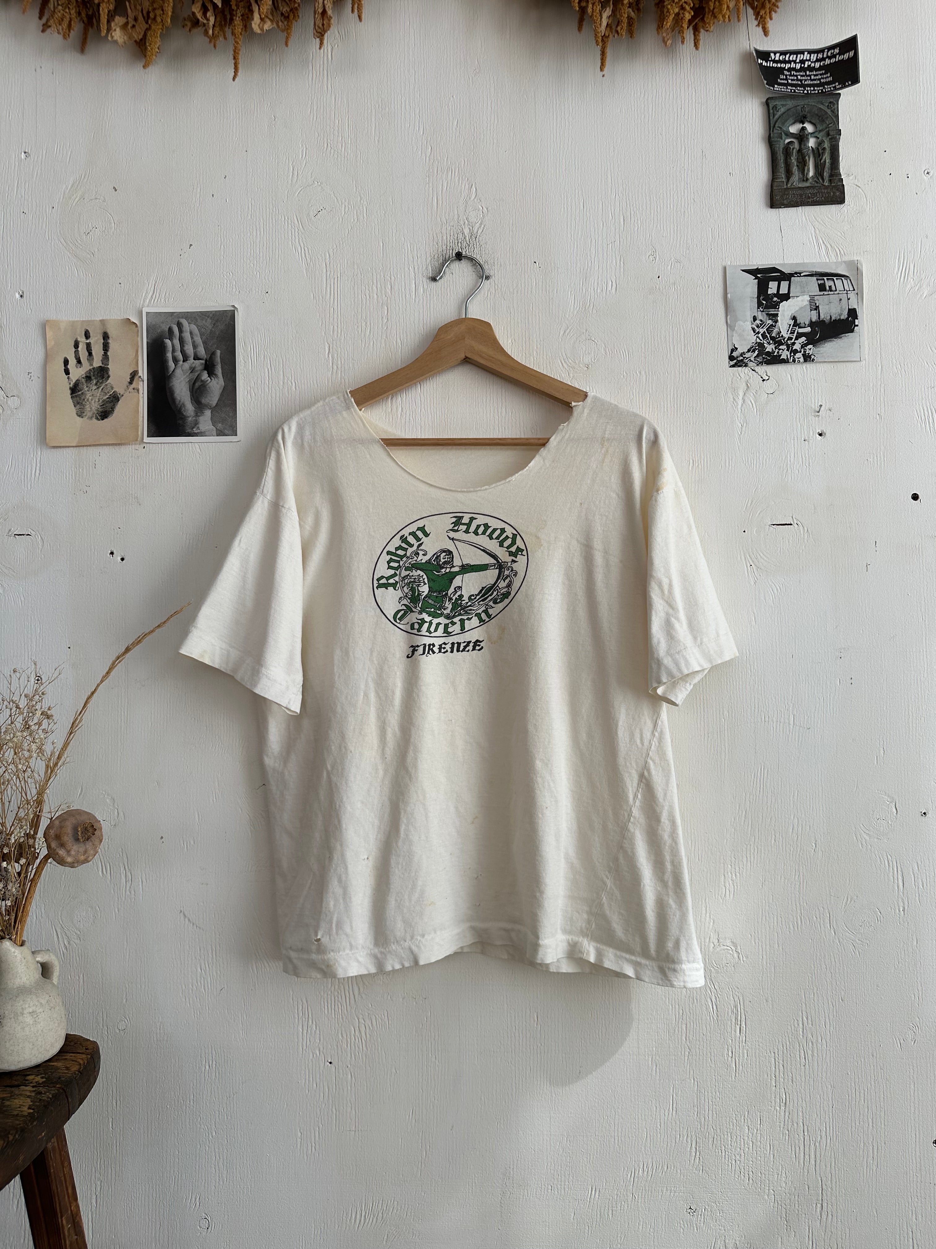 1980s Thrashed Robin Hood T-Shirt (Boxy M)