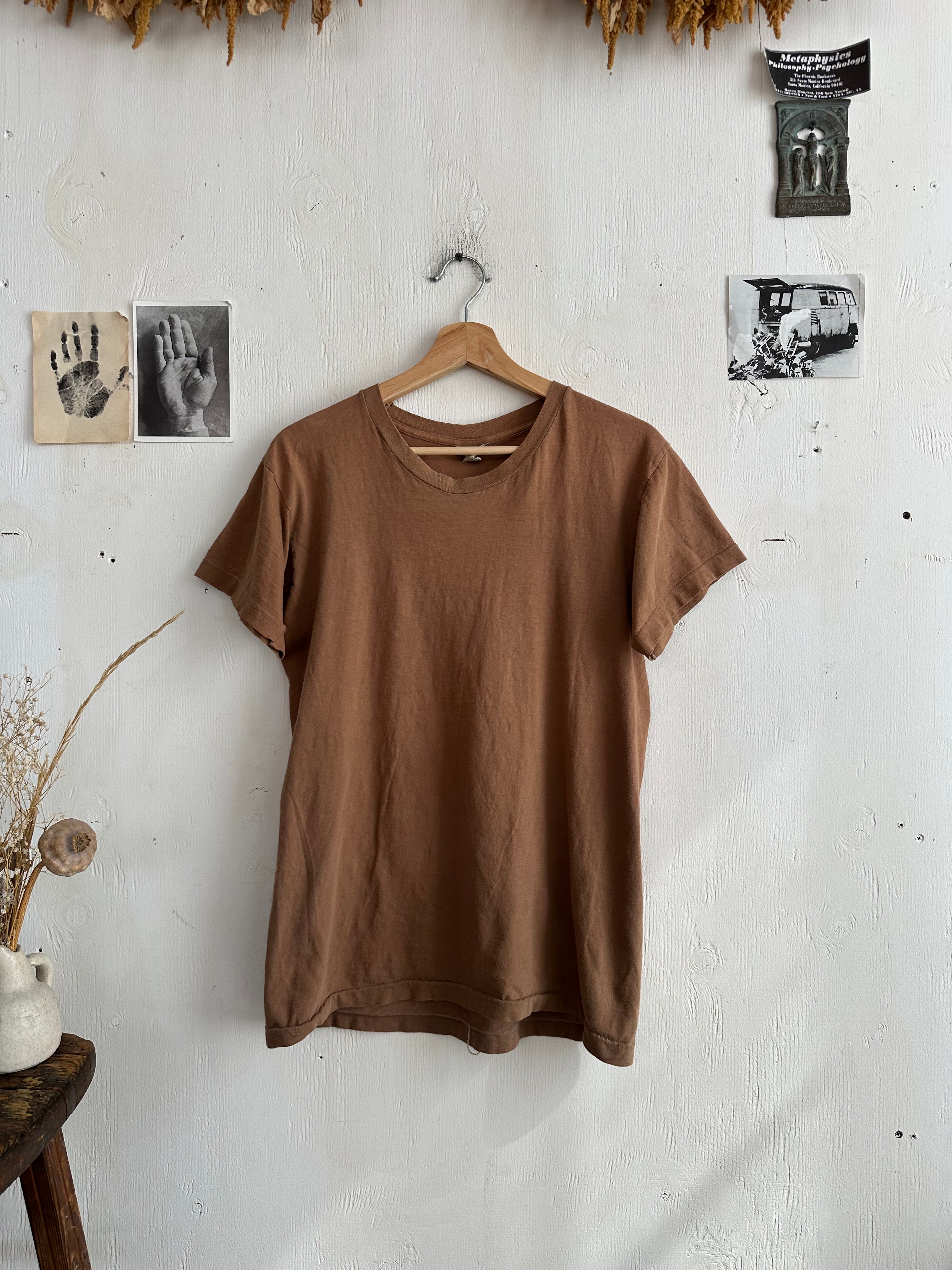 1980s Sunfaded Brown Blank (M)