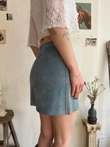 1970s Buttery Suede Mini Skirt (S)