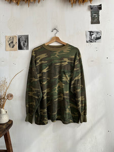 1980s Paper Thin Camo Long Sleeve (Boxy XXL)