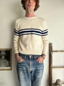 1970s Striped Heavy Knit (M)