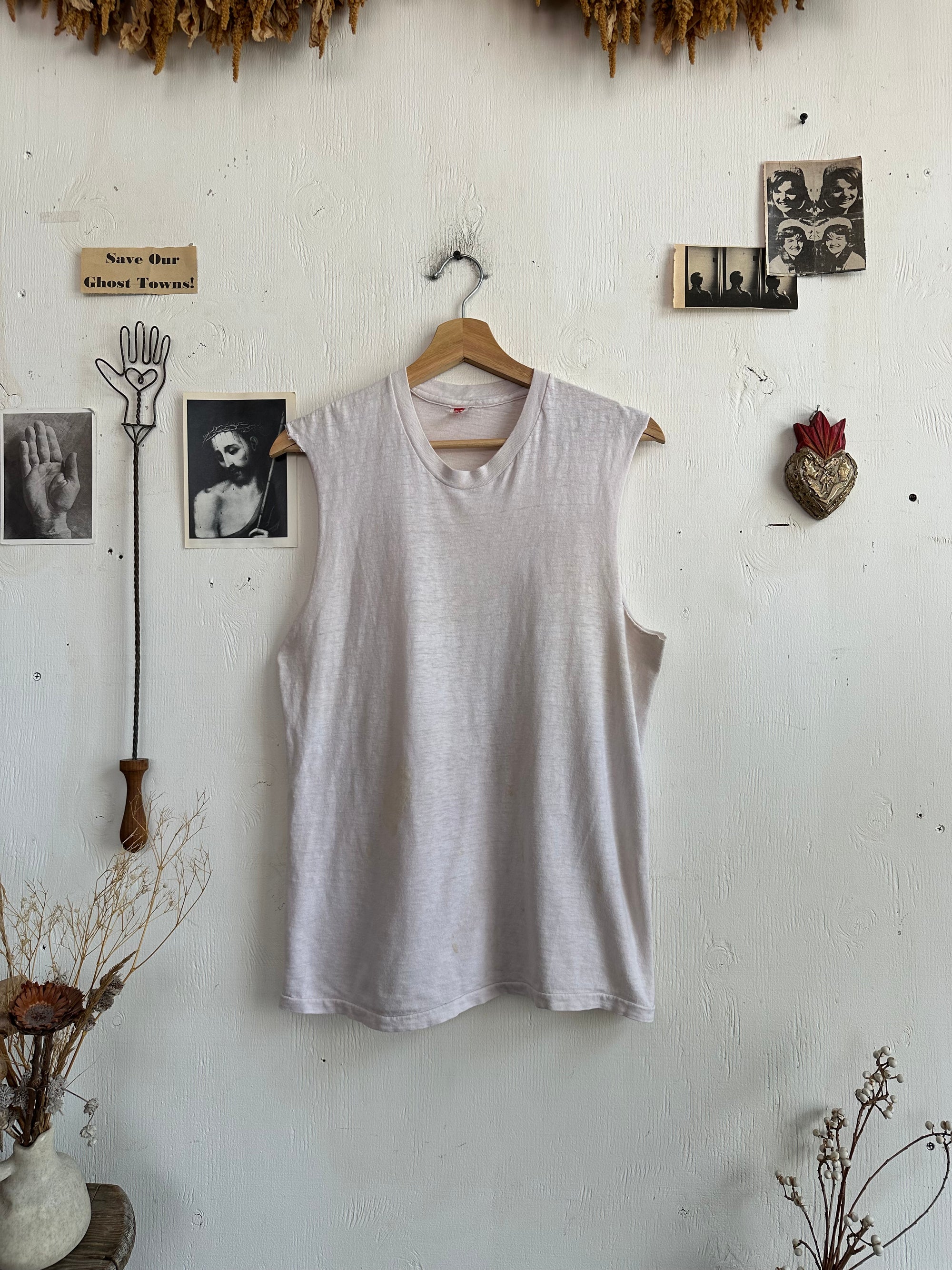 1990s Thrashed Hanes Muscle Tee