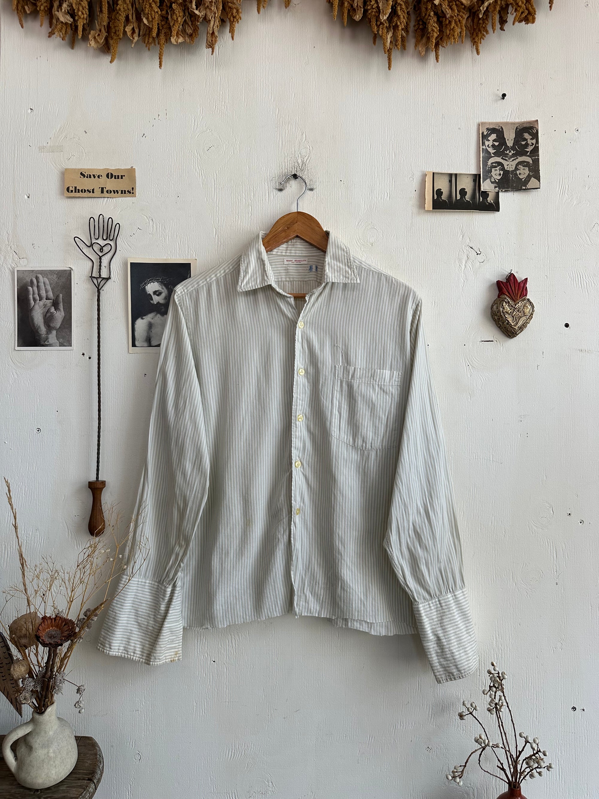 1980s 100% Cotton Striped Shirt