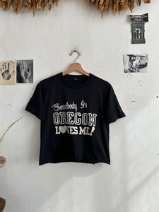 1980s Somebody In Oregon Loves Me Tee (Boxy S/M)