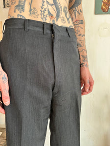 1950s Repaired Flat Front Trouser (30/30)