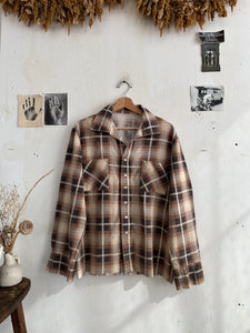 1960s Sun Faded Flannel (Boxy L)