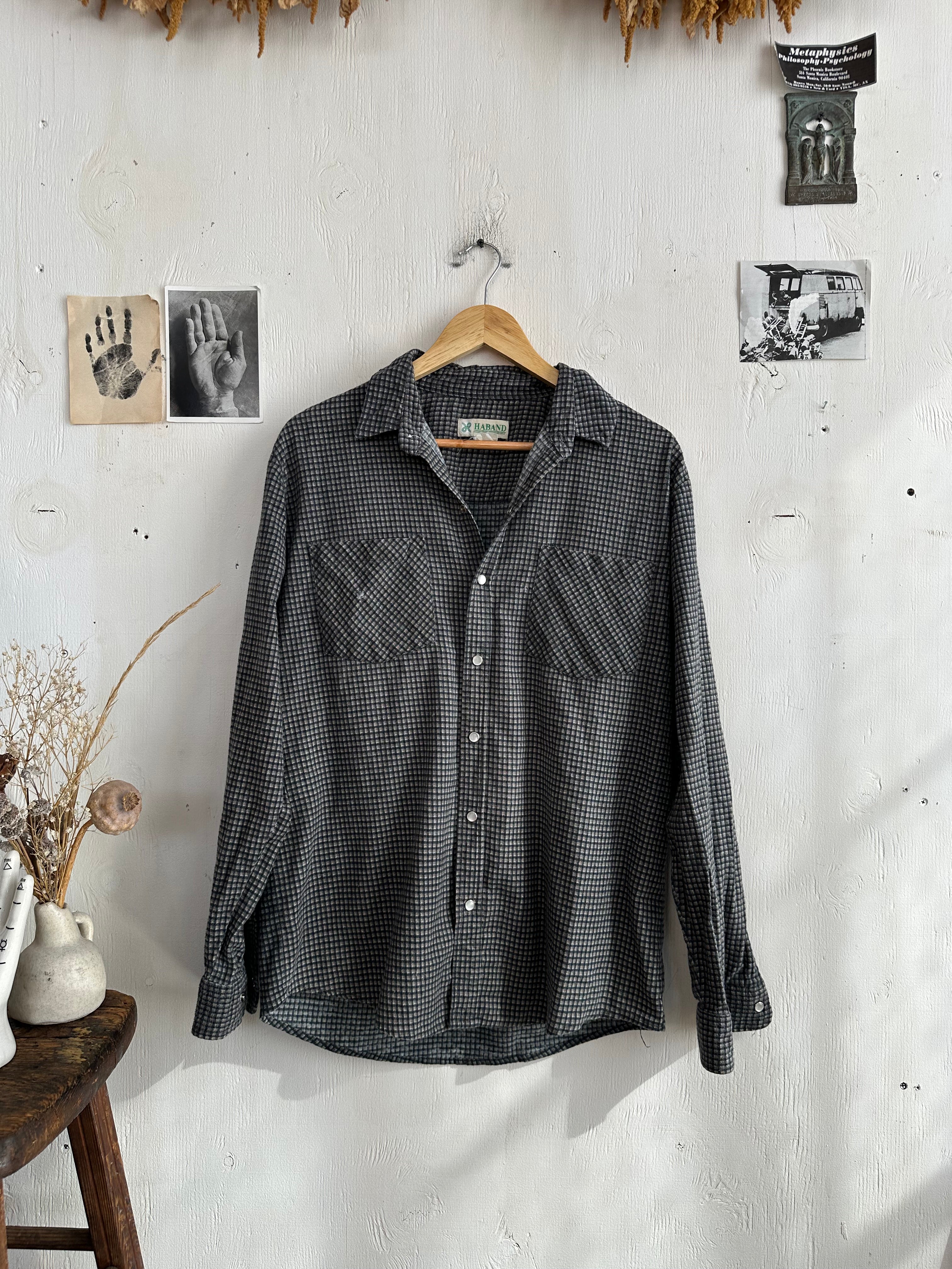 1980s Snap Button Plaid (XL)