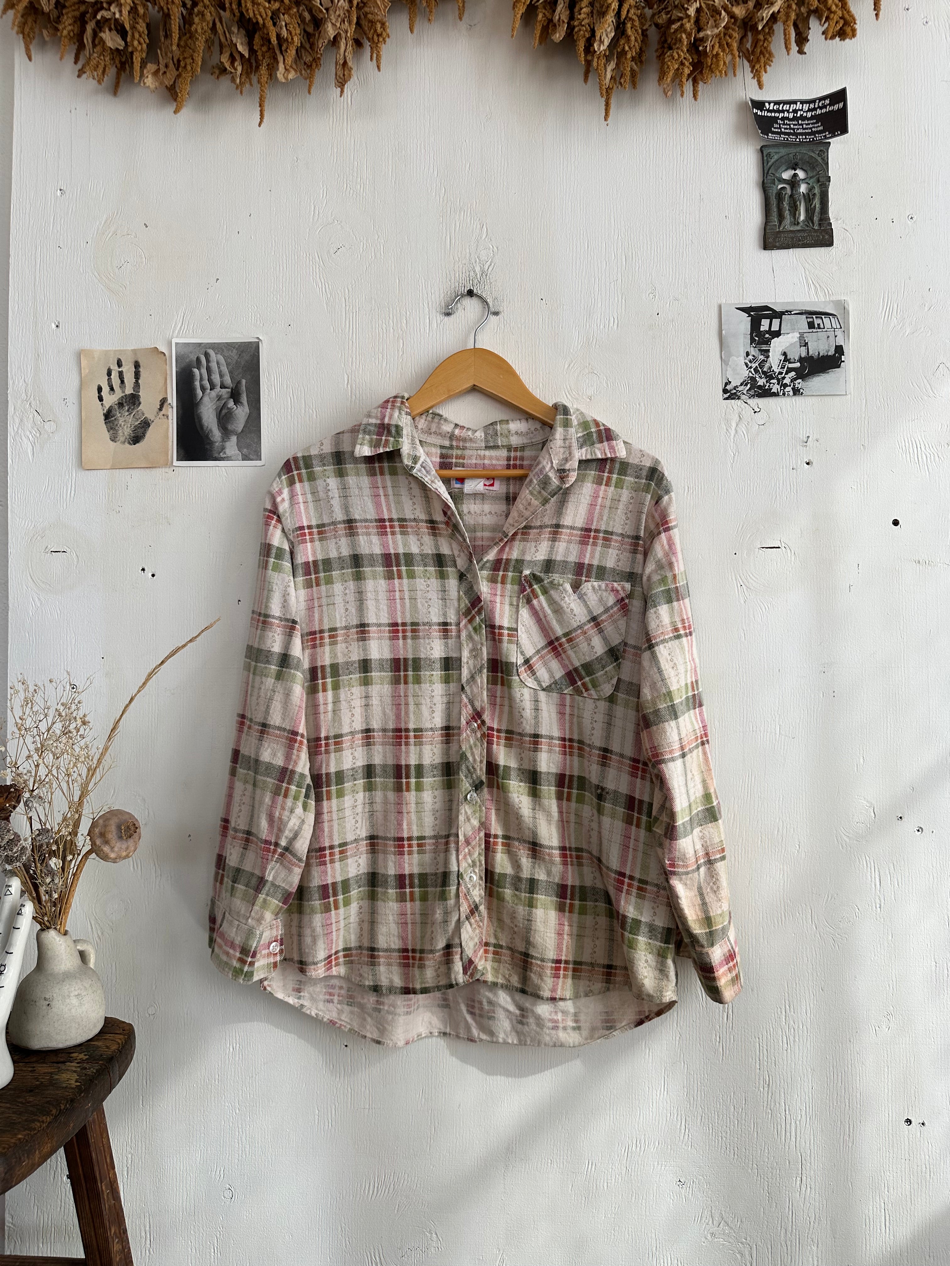 1980s Faded Flannel (Boxy L)