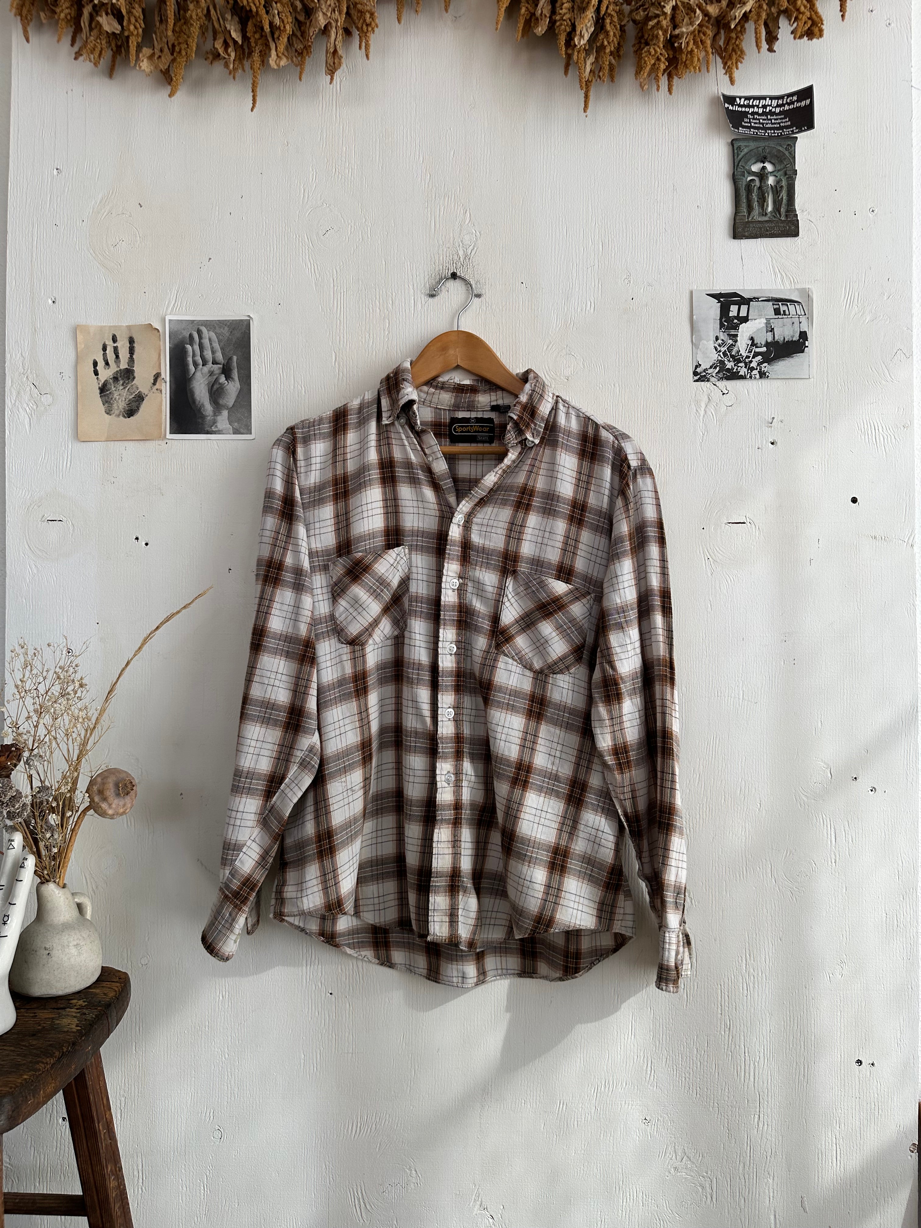 1980s Well Worn Button Up (L/XL)