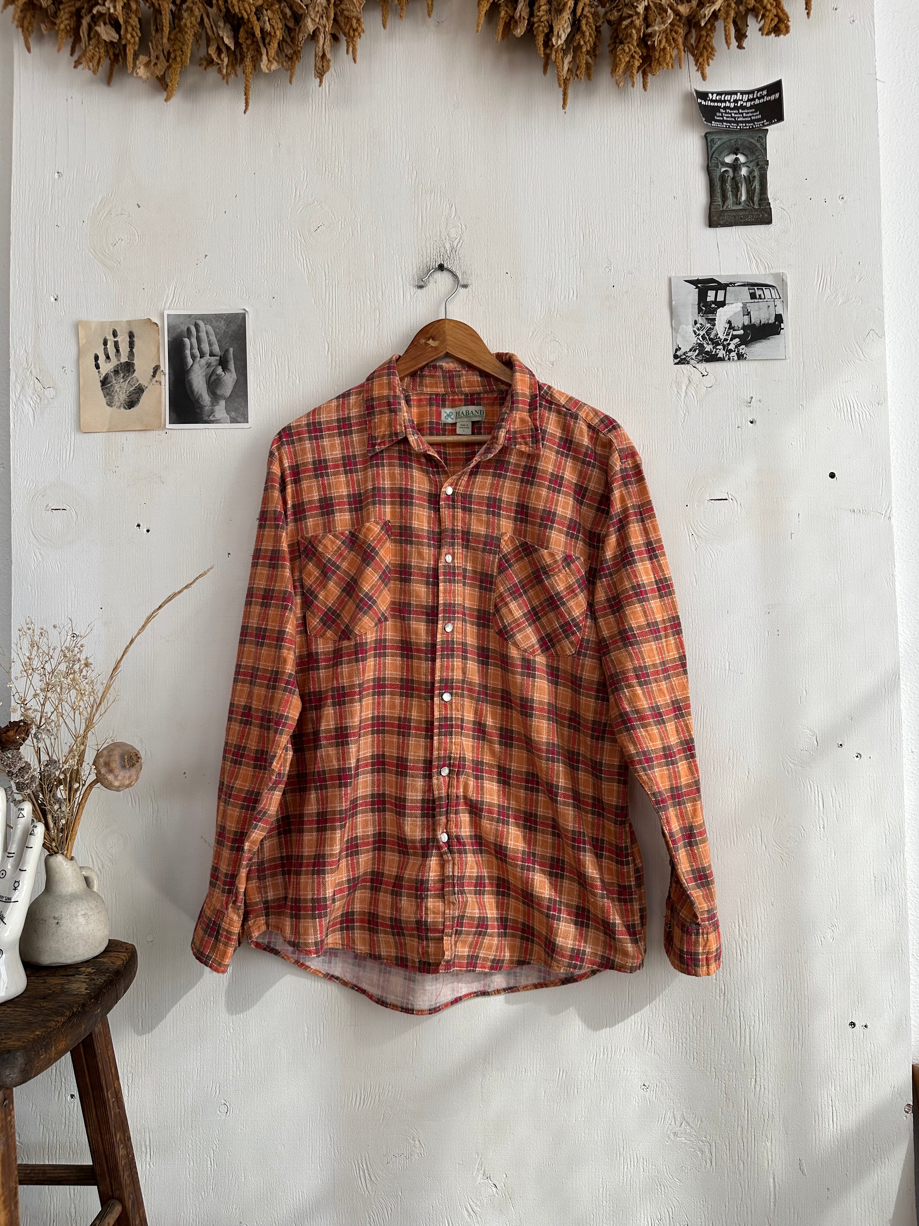 1980s Snap Button Plaid (XL)