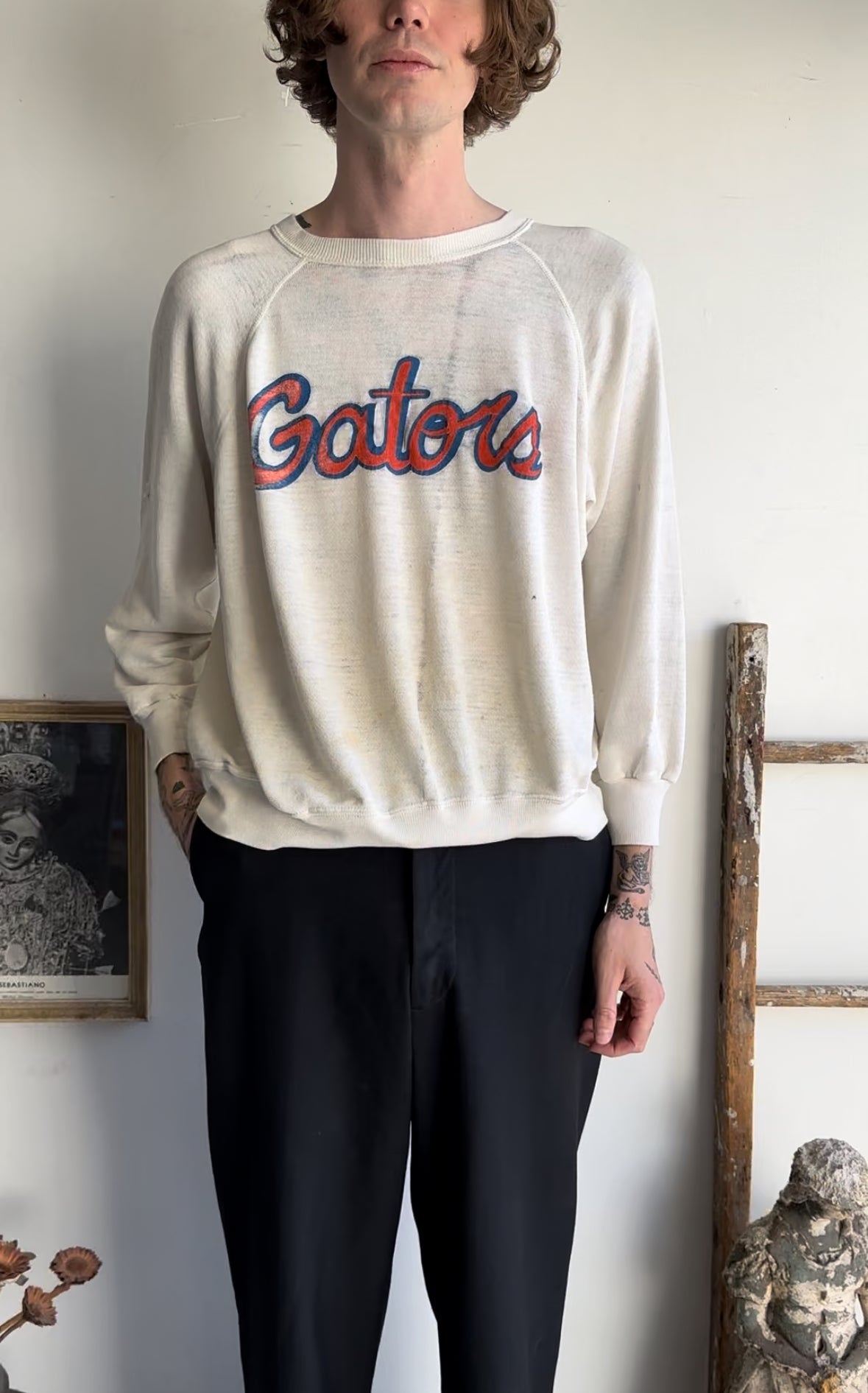 1980s Well-Worn Gators Sweatshirt (Boxy M/L)