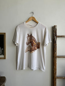 1990s Well-Worn Horses T-Shirt (L)