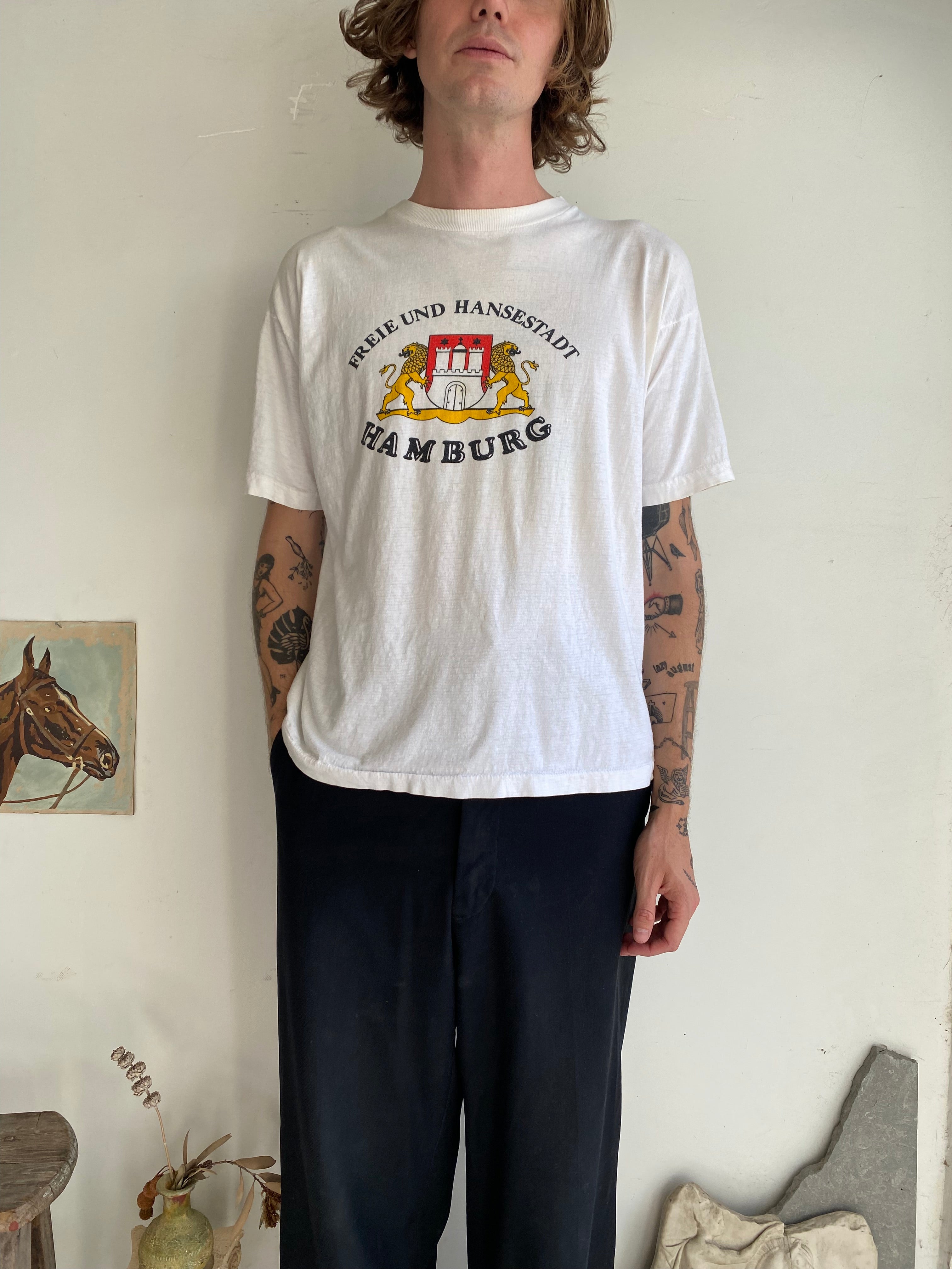 1990s Hamburg T-Shirt (Boxy M)