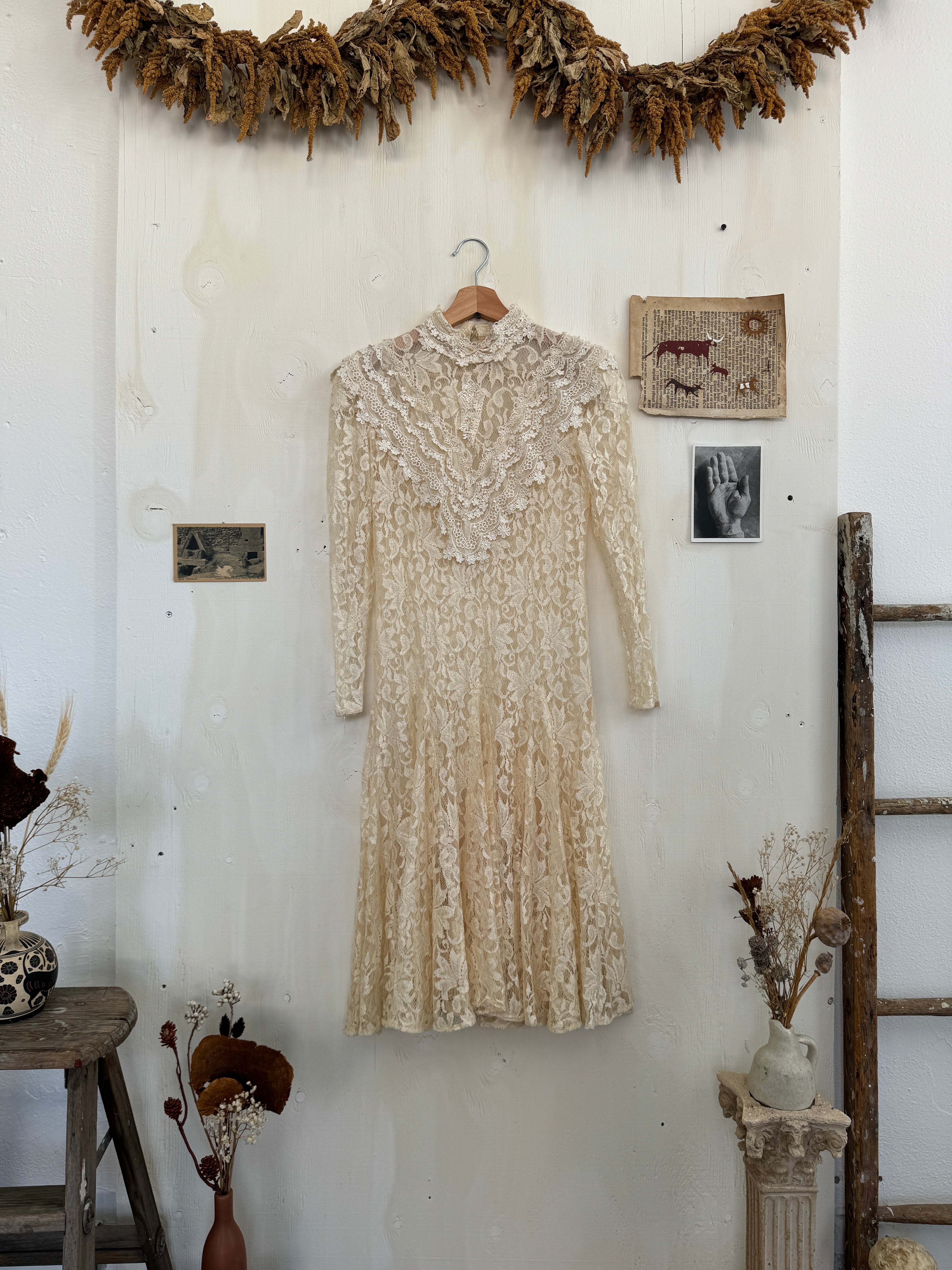 1980s Lace Dress (S)