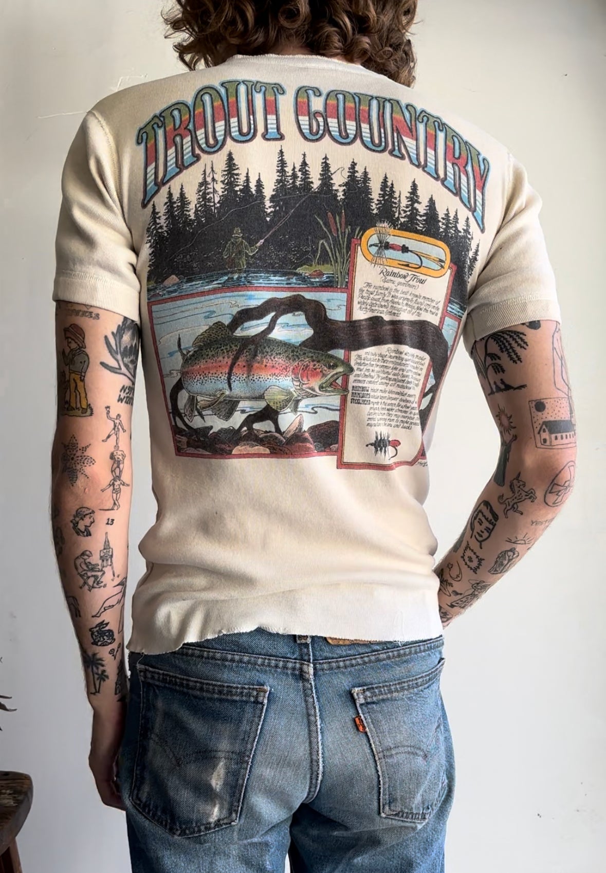 Trout Country Henley Tee (S/M)