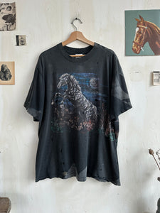 1990s Thrashed and Sunfaded Horse Tee (Boxy XL)