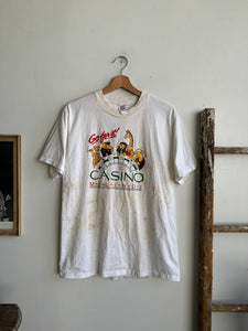 1990s Stained Malindi Casio T-Shirt (M)