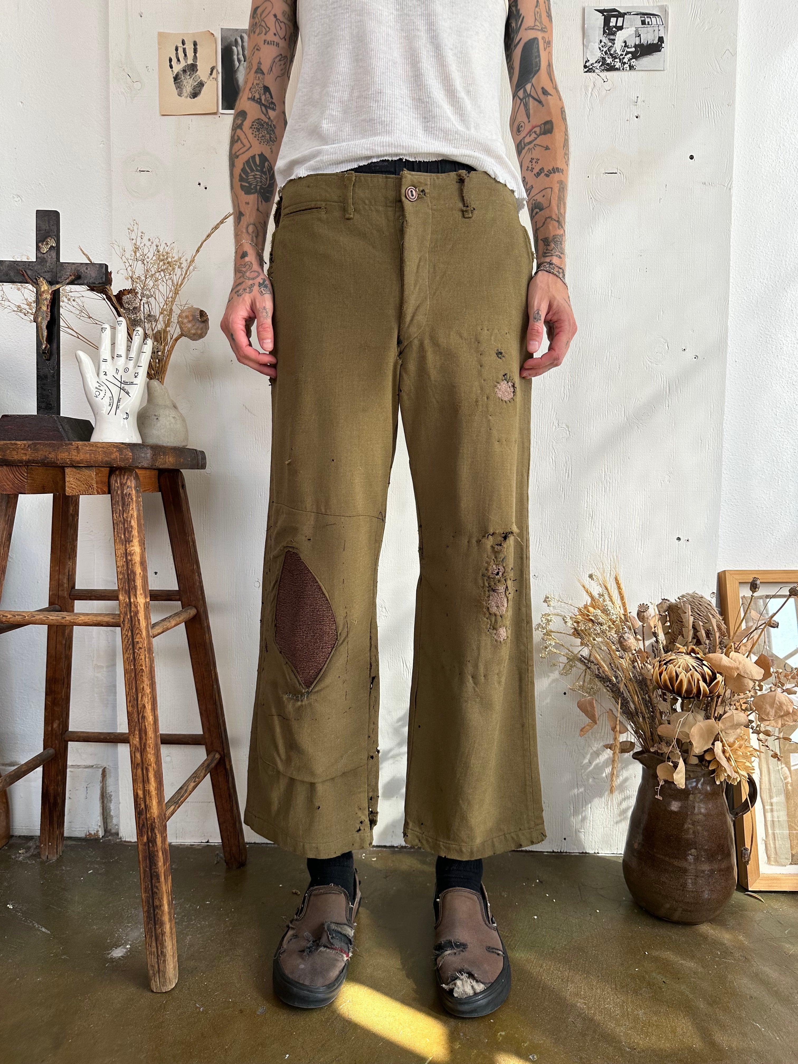 1940s Thrashed Military Trouser (31/29)