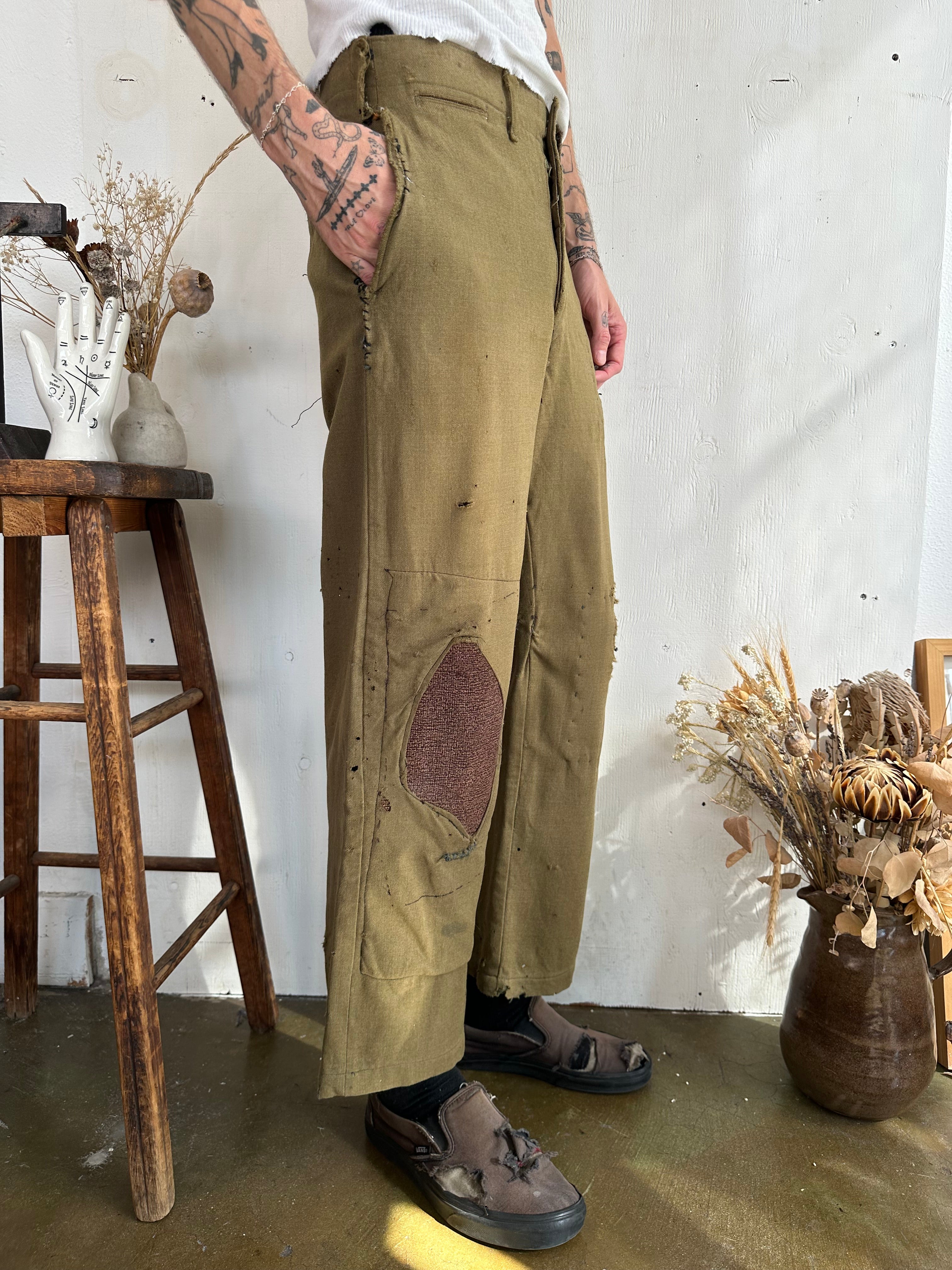 1940s Thrashed Military Trouser (31/29)