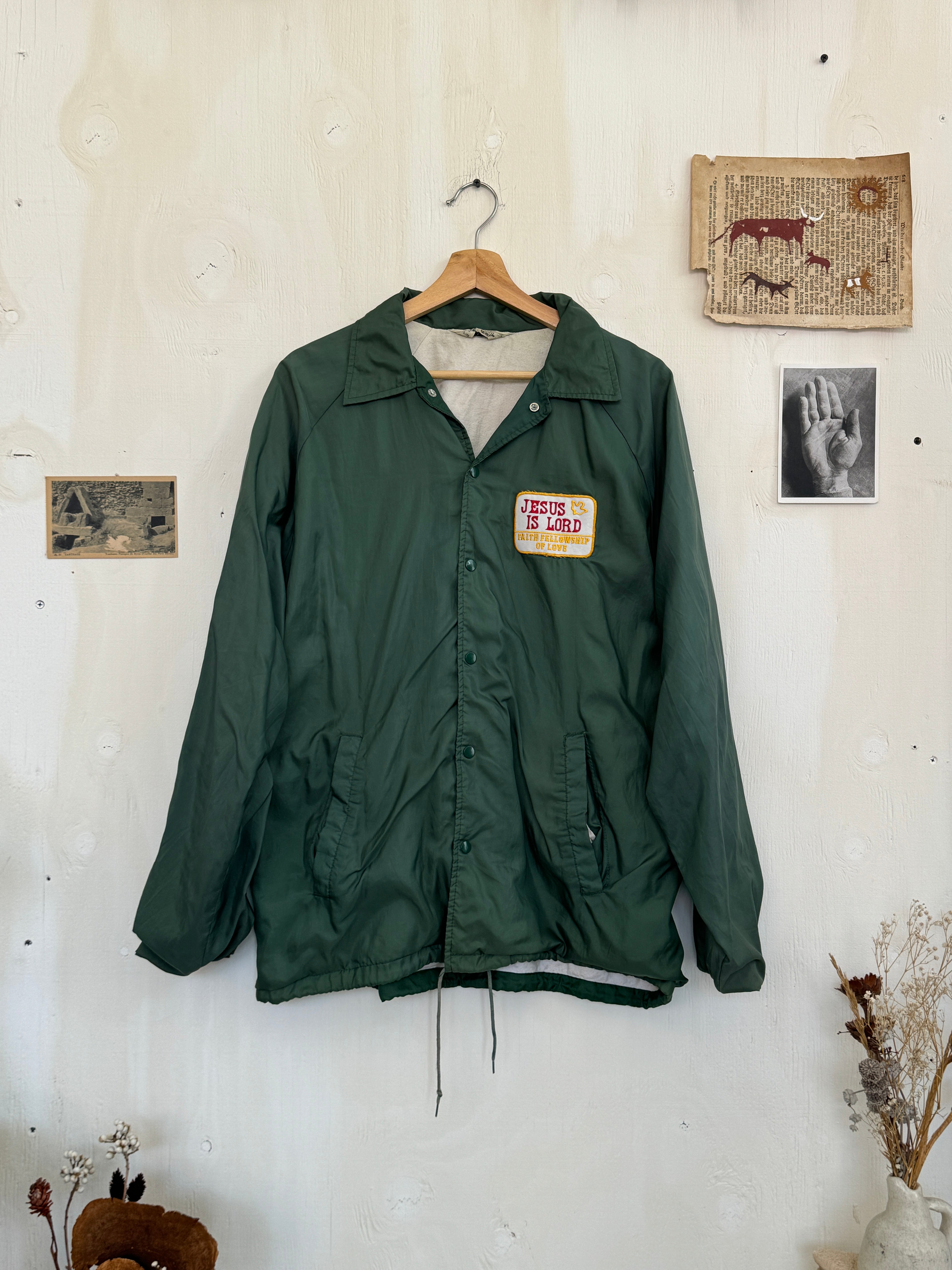 1980s Jesus Is Lord Nylon Coach’s Jacket (L/XL)