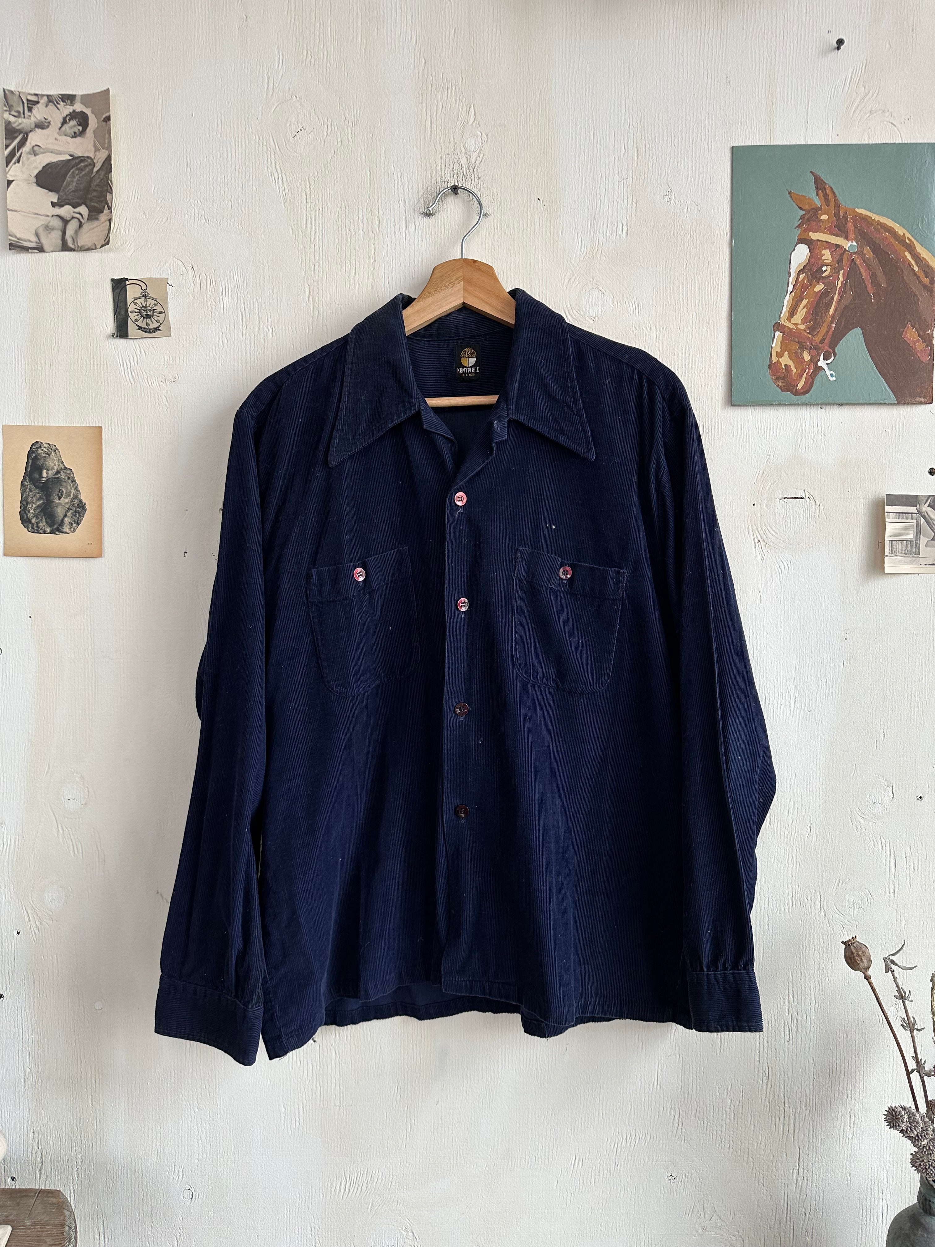 1970s Corduroy Shirt (Boxy M)