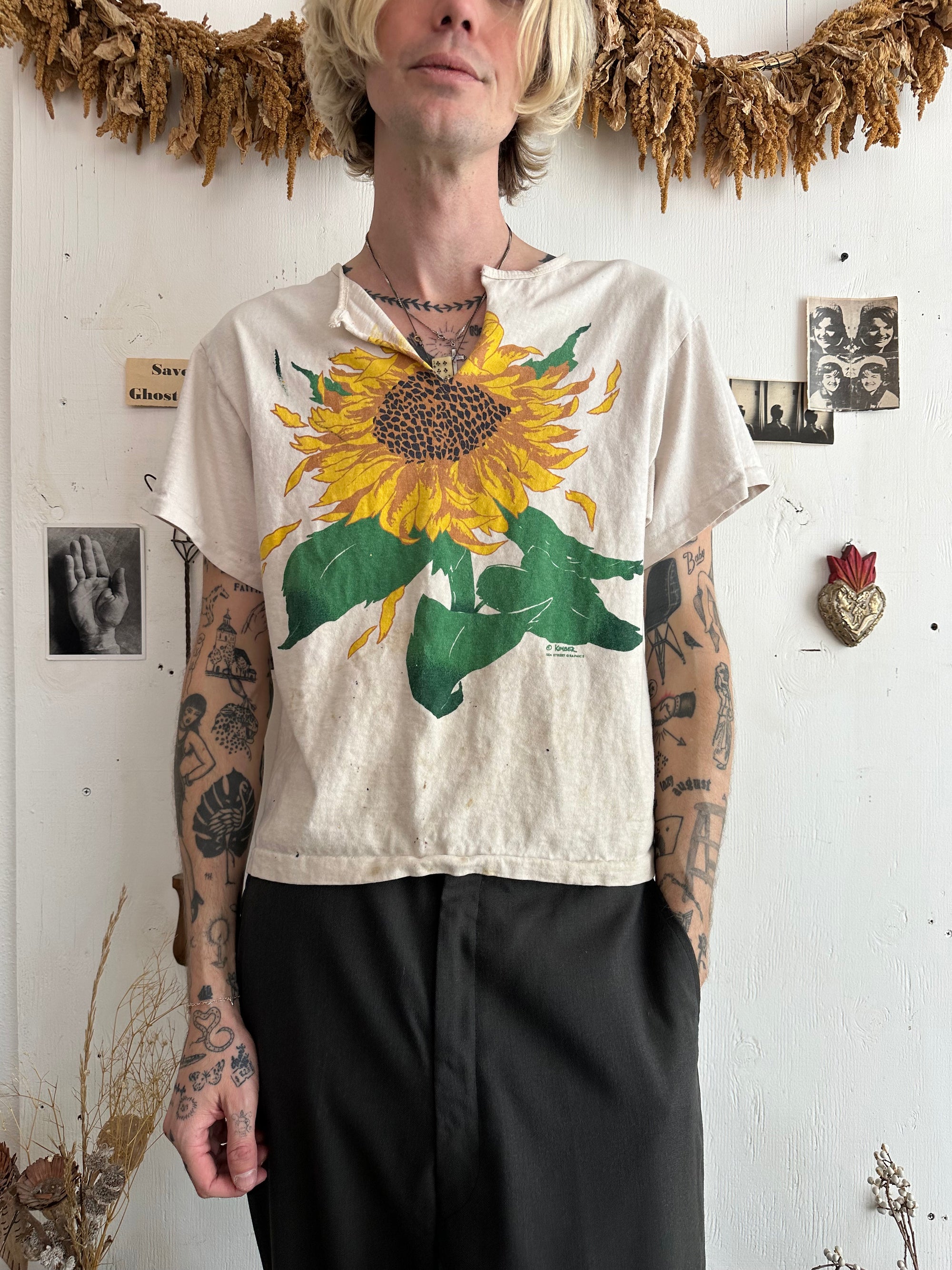 1990s Thrashed Sunflower Tee