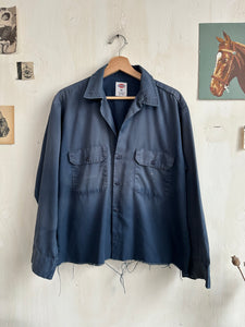 1990s/2000s Sunfaded Dickies Work Shirt (Boxy M)