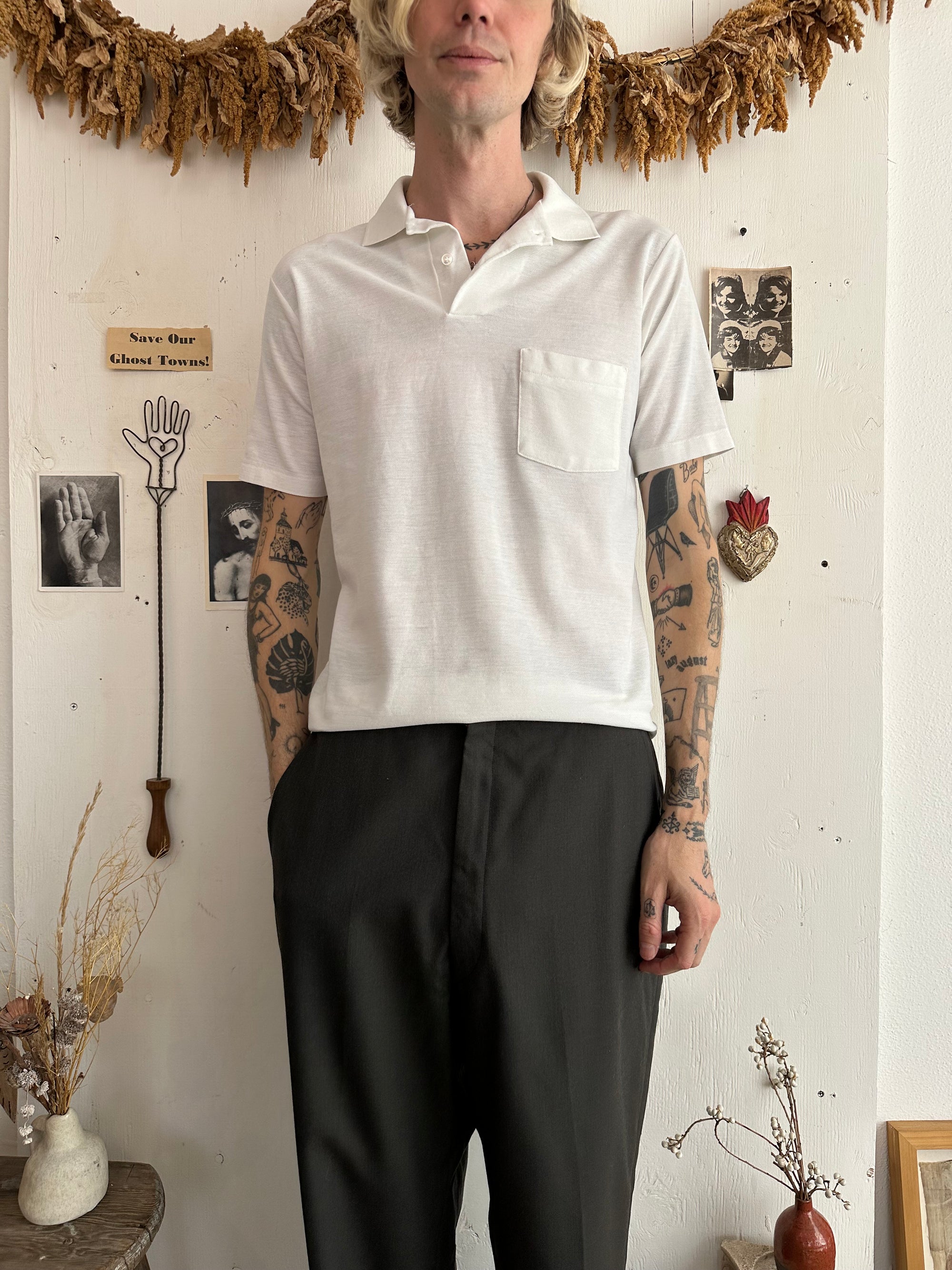 1980s White Polo