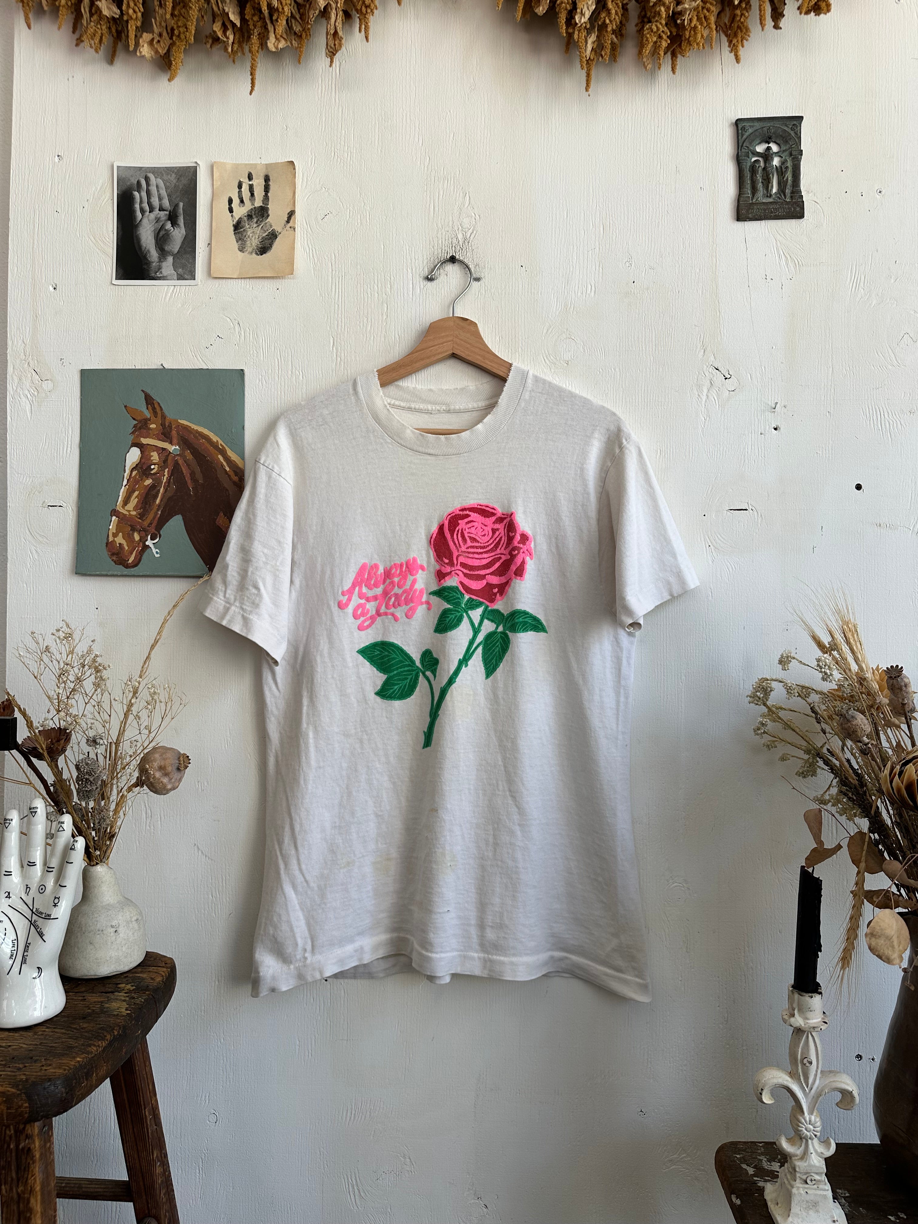 1980s Always A Lady T-Shirt (M/L)