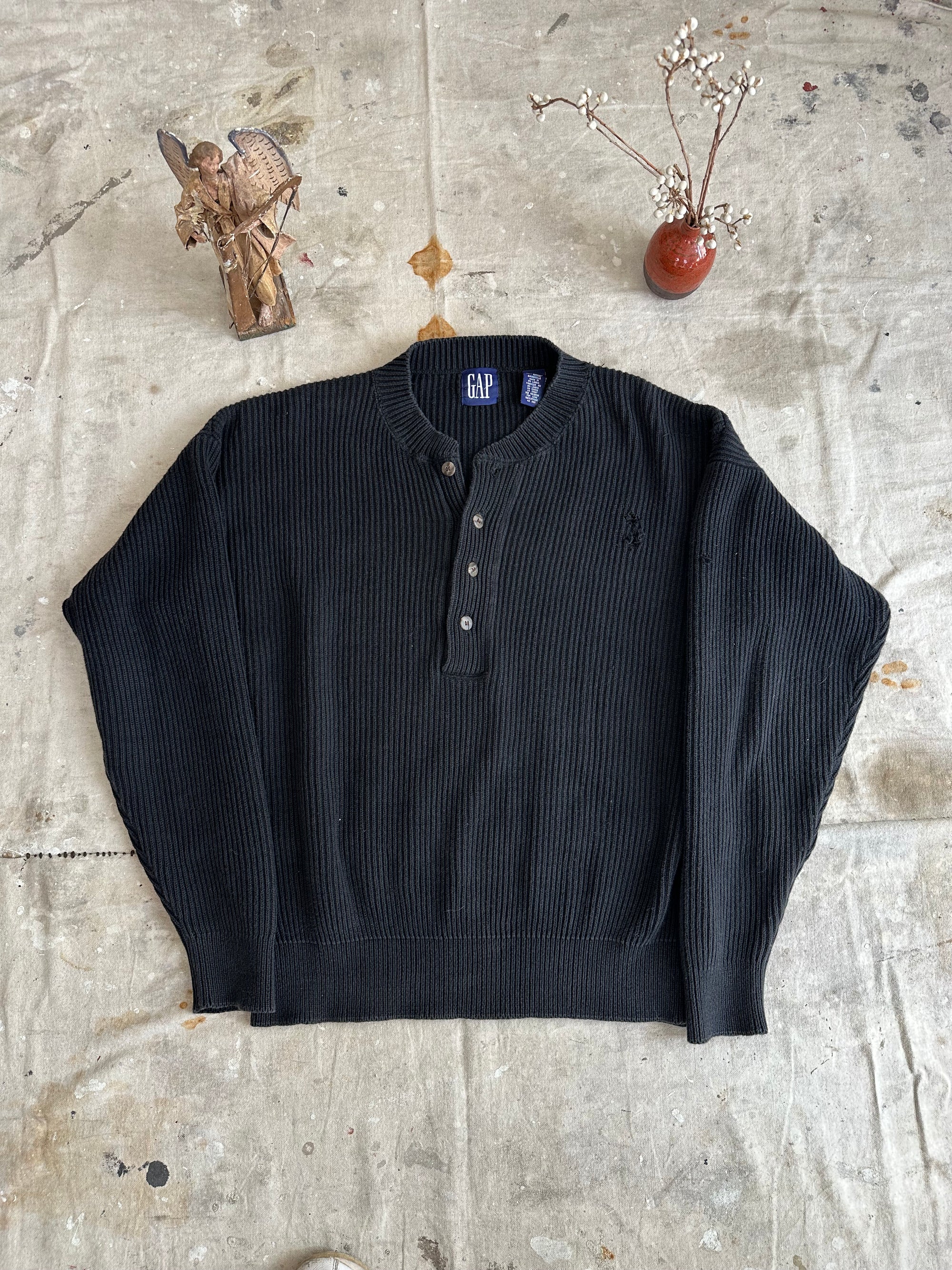 1990s GAP Knit Henley