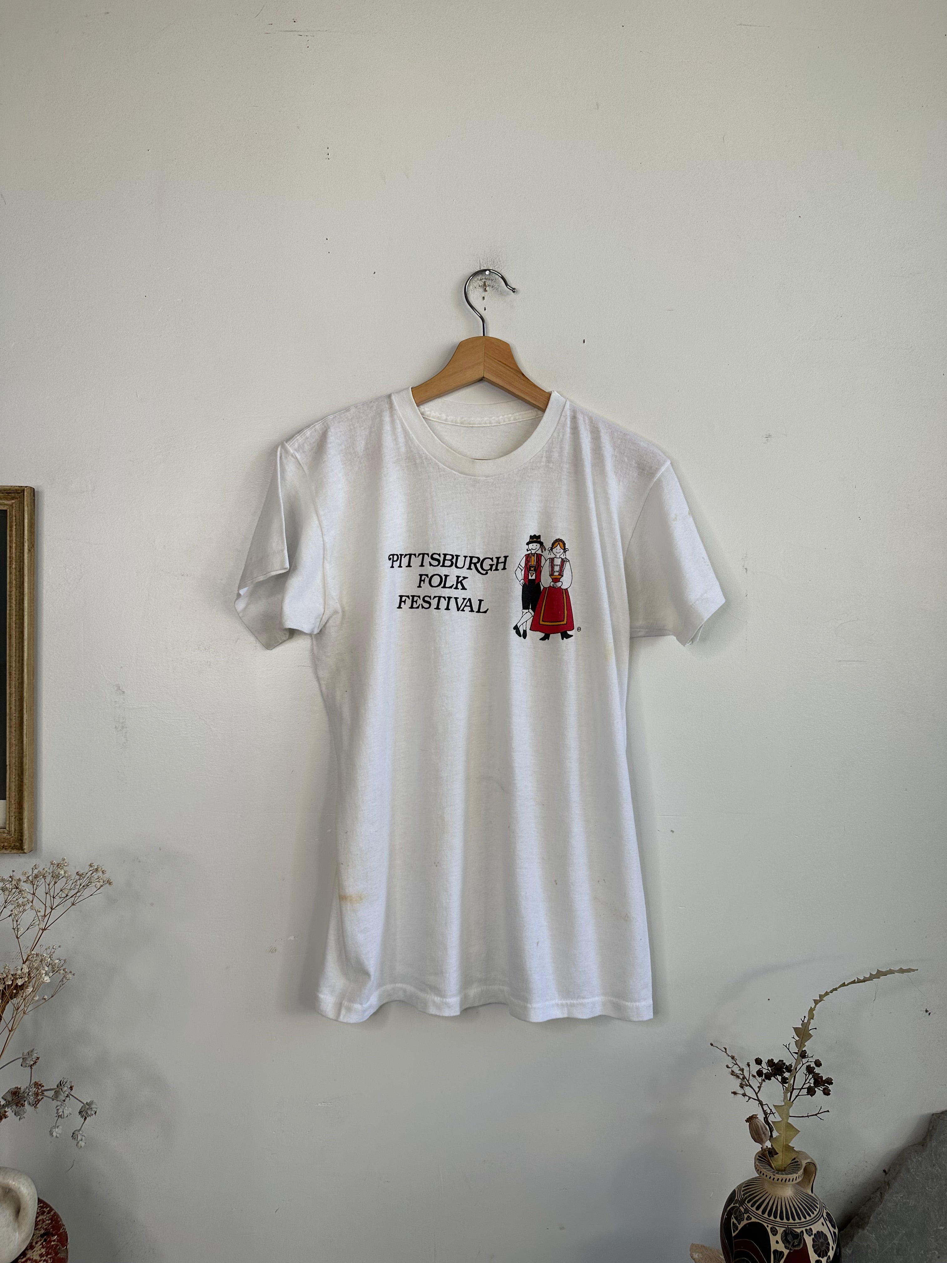 1980s Pittsburgh Folk Fest Tee (M/L)