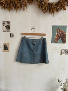 1970s Buttery Suede Mini Skirt (S)