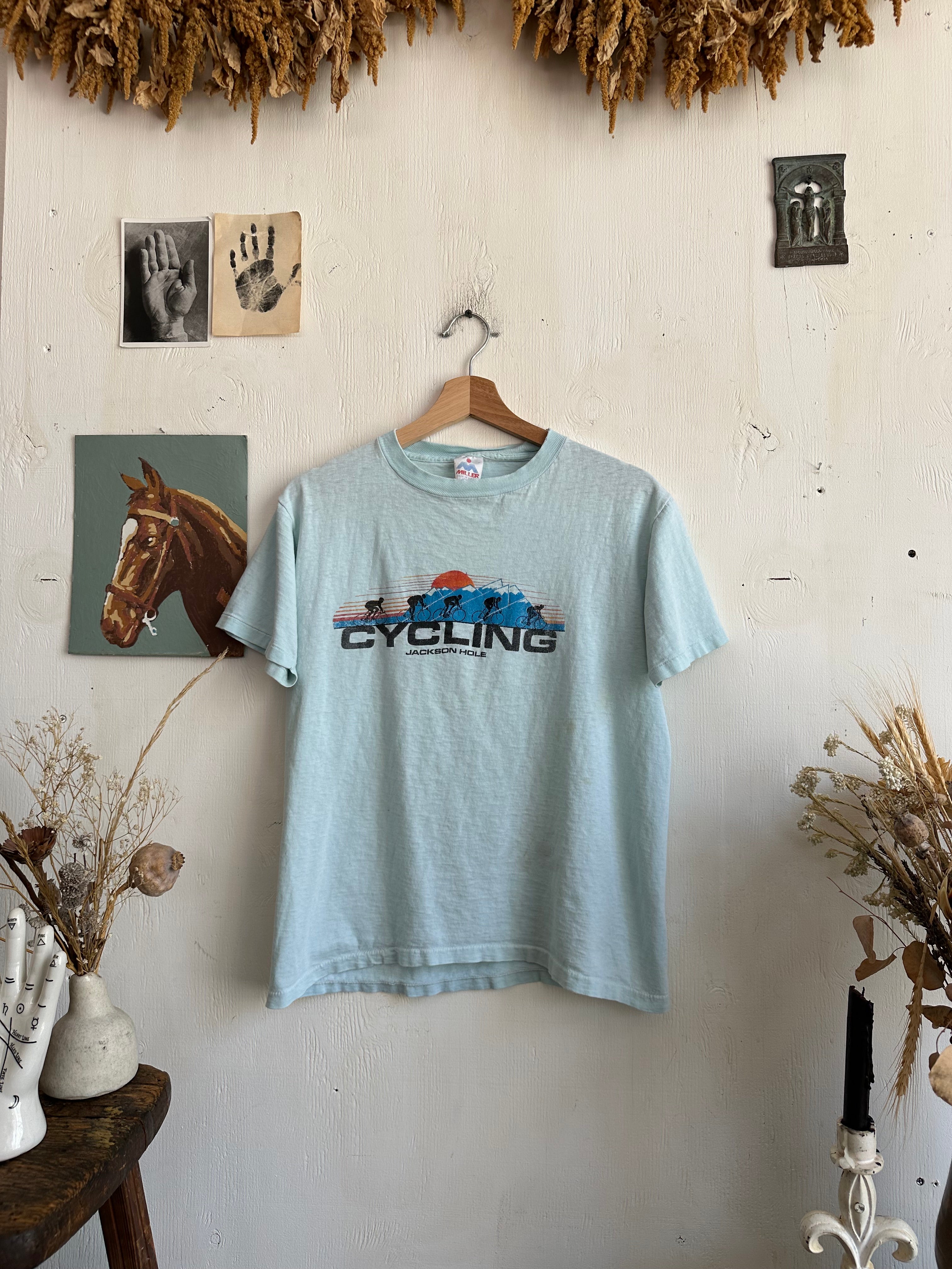1980s Jackson Hole Cycling Tee (M)