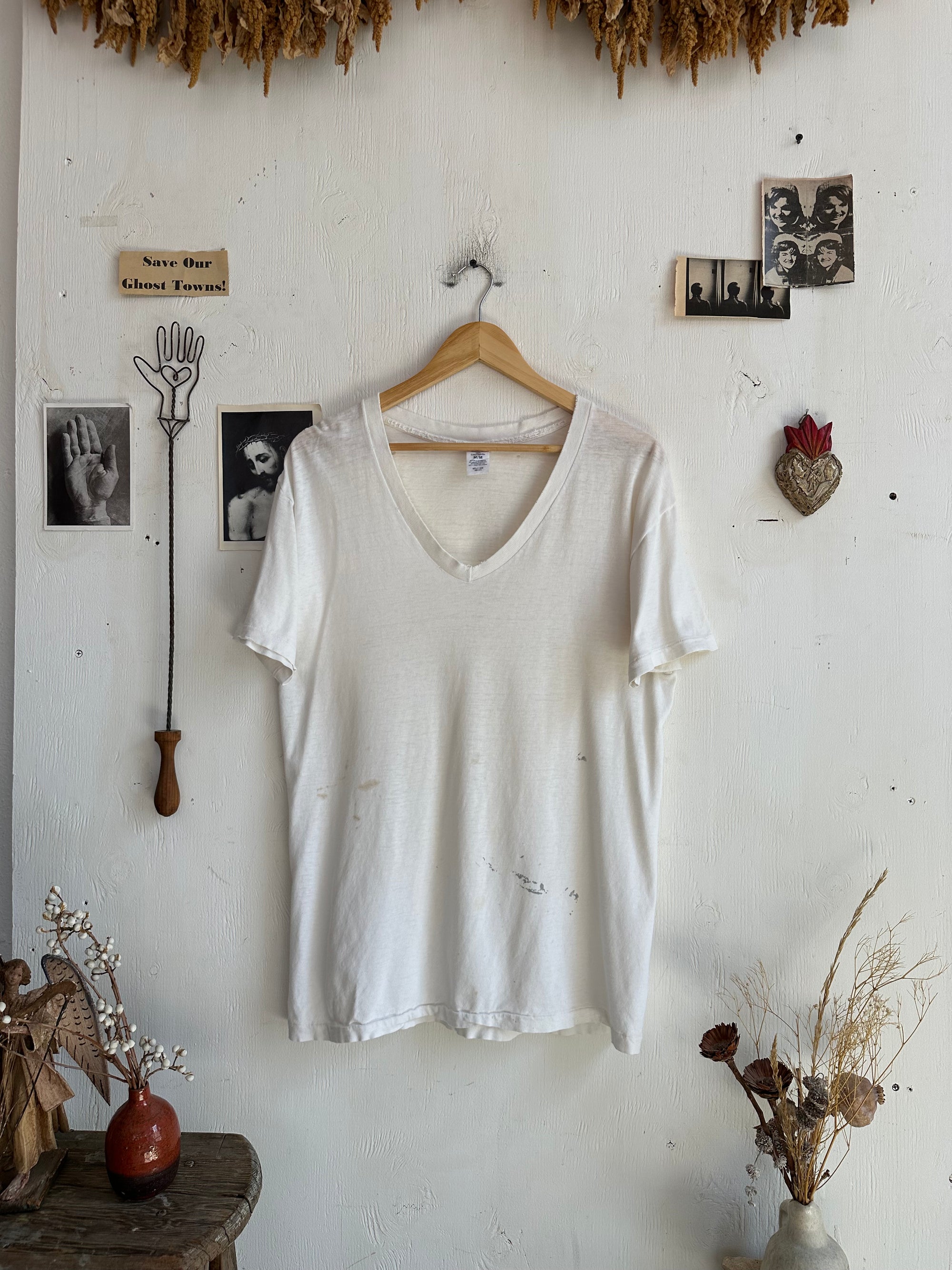 1970s Well Worn V-Neck