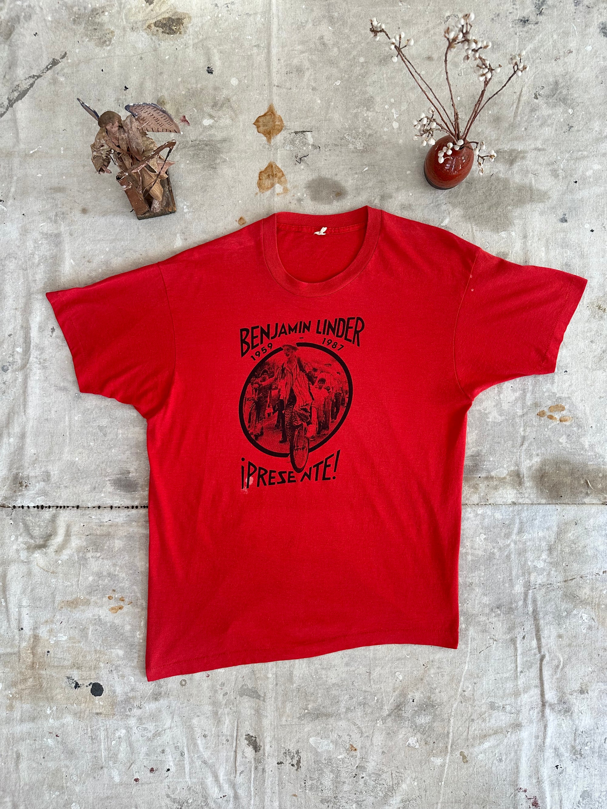 1987 Benjamin Linder Tee