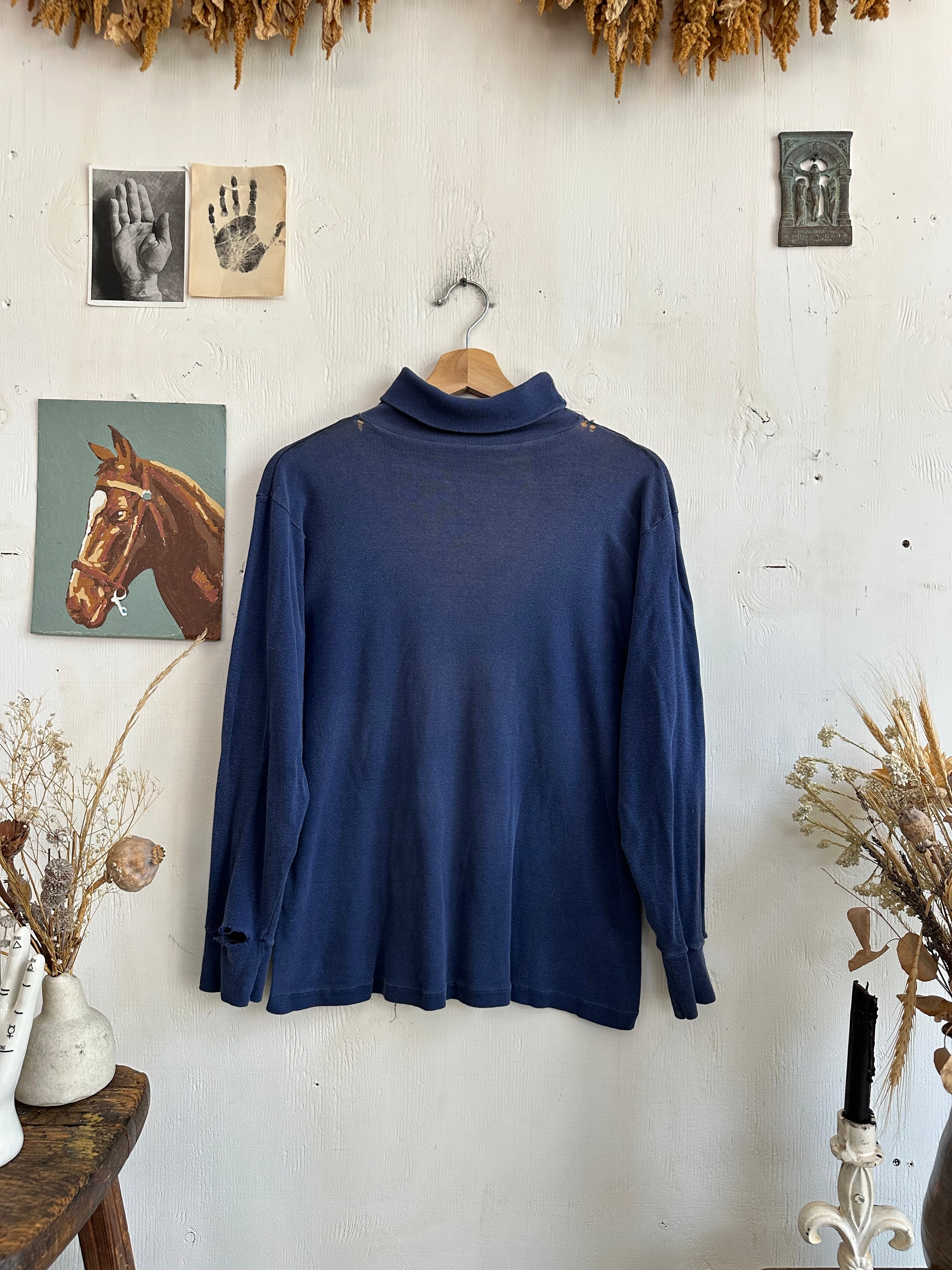 1970s Thrashed Turtleneck (Boxy M)