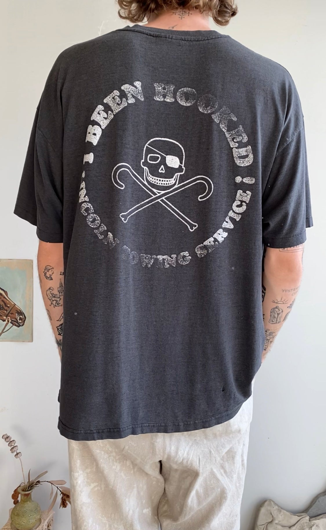 1980s Well-Worn Lincoln Towing Service Tee (Boxy XL)