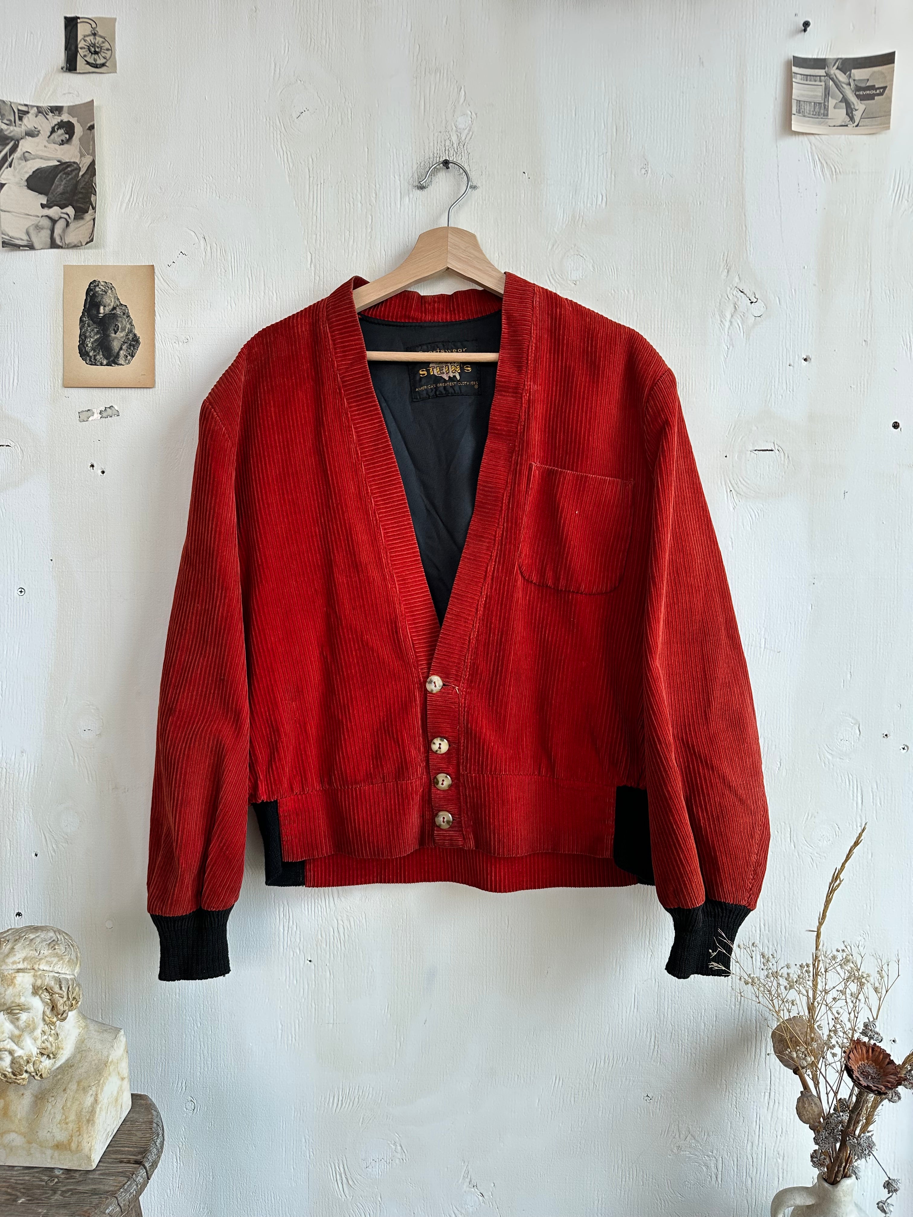 1950s/1960s Corduroy Cardigan Jacket (Boxy M/L)