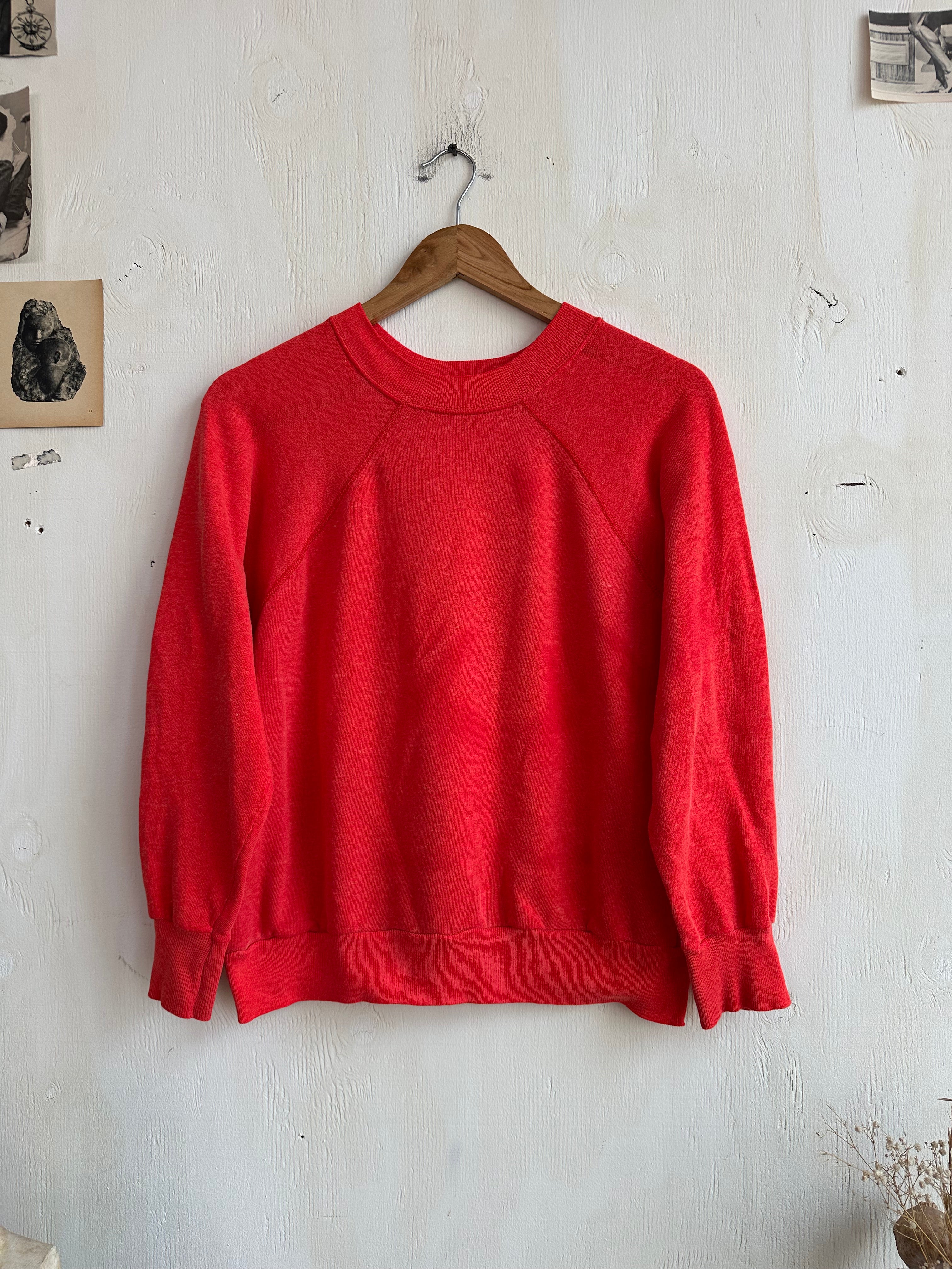 1980s Red Crewneck (Boxy S)